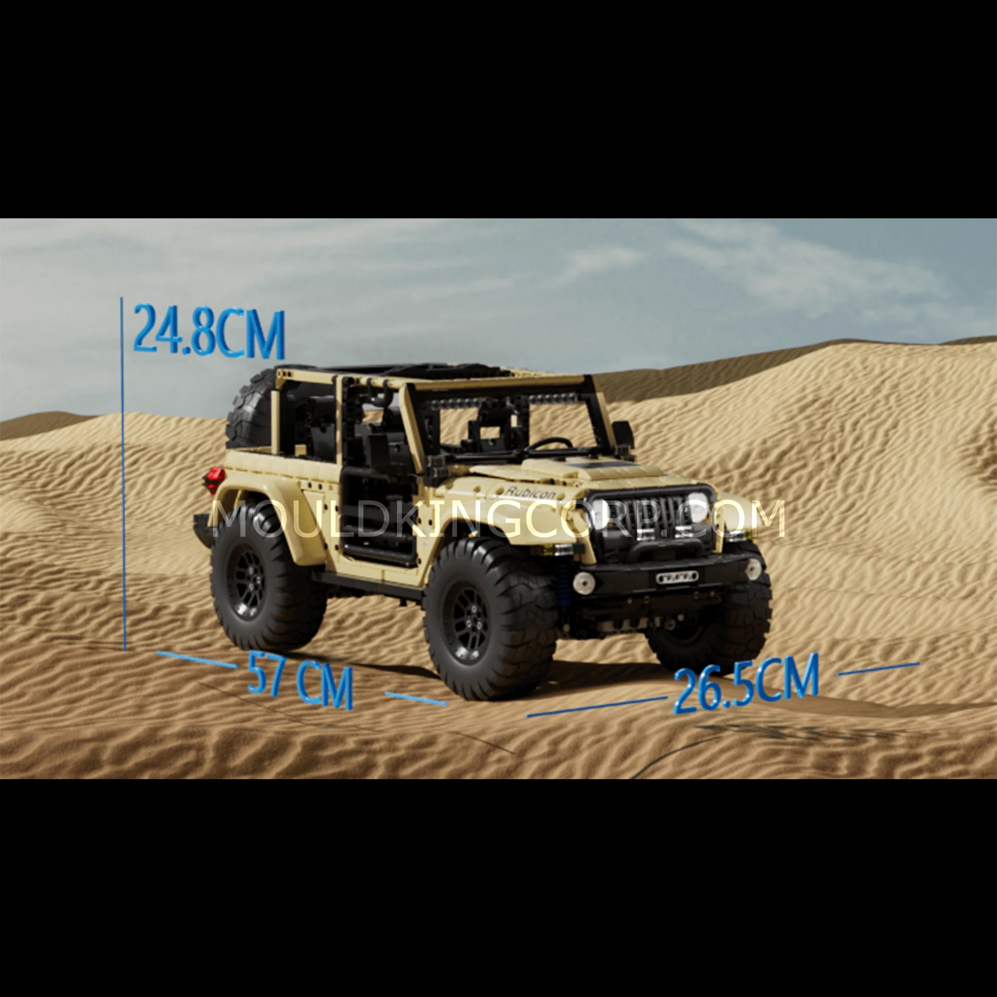 Mould King 13184 Remote Controlled Off-Road Wrangler Building Set | 3,621 PCS - Image 7