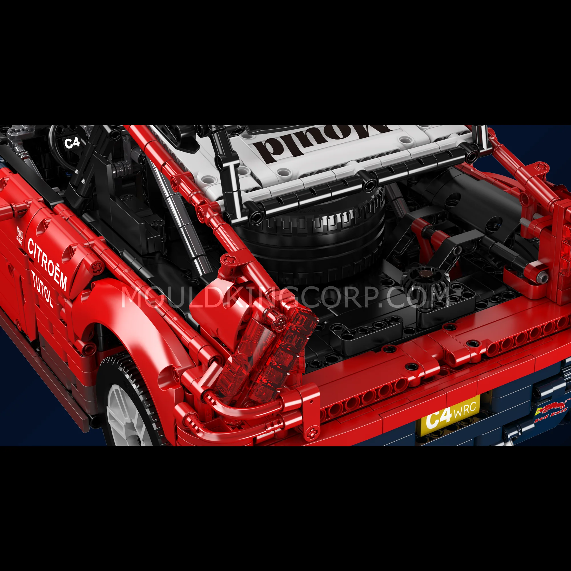 Mould King 13187 Ultimate French C4 Rally Car Model Building Set | 4,606 Pcs - Image 5