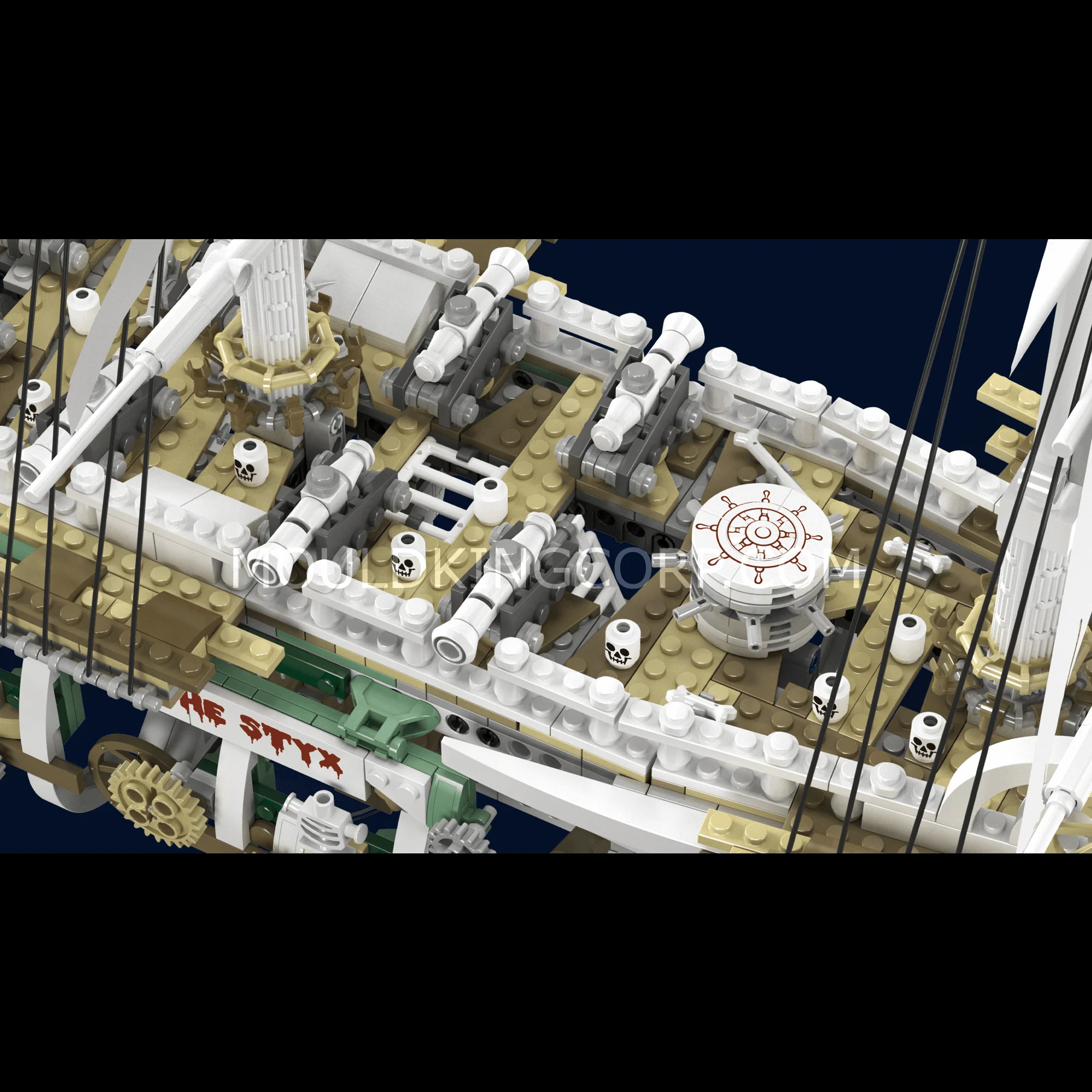 Mould King 13193 Styx Pirate Ship Building Model Set | 3,769 Pcs - Image 2