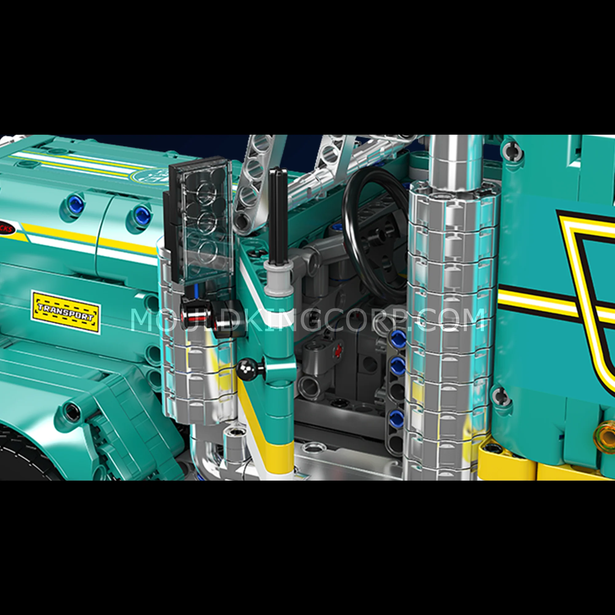 Mould King 13201 Remote Controlled Peter American Truck Building Set | 2,064 Pcs - Image 2