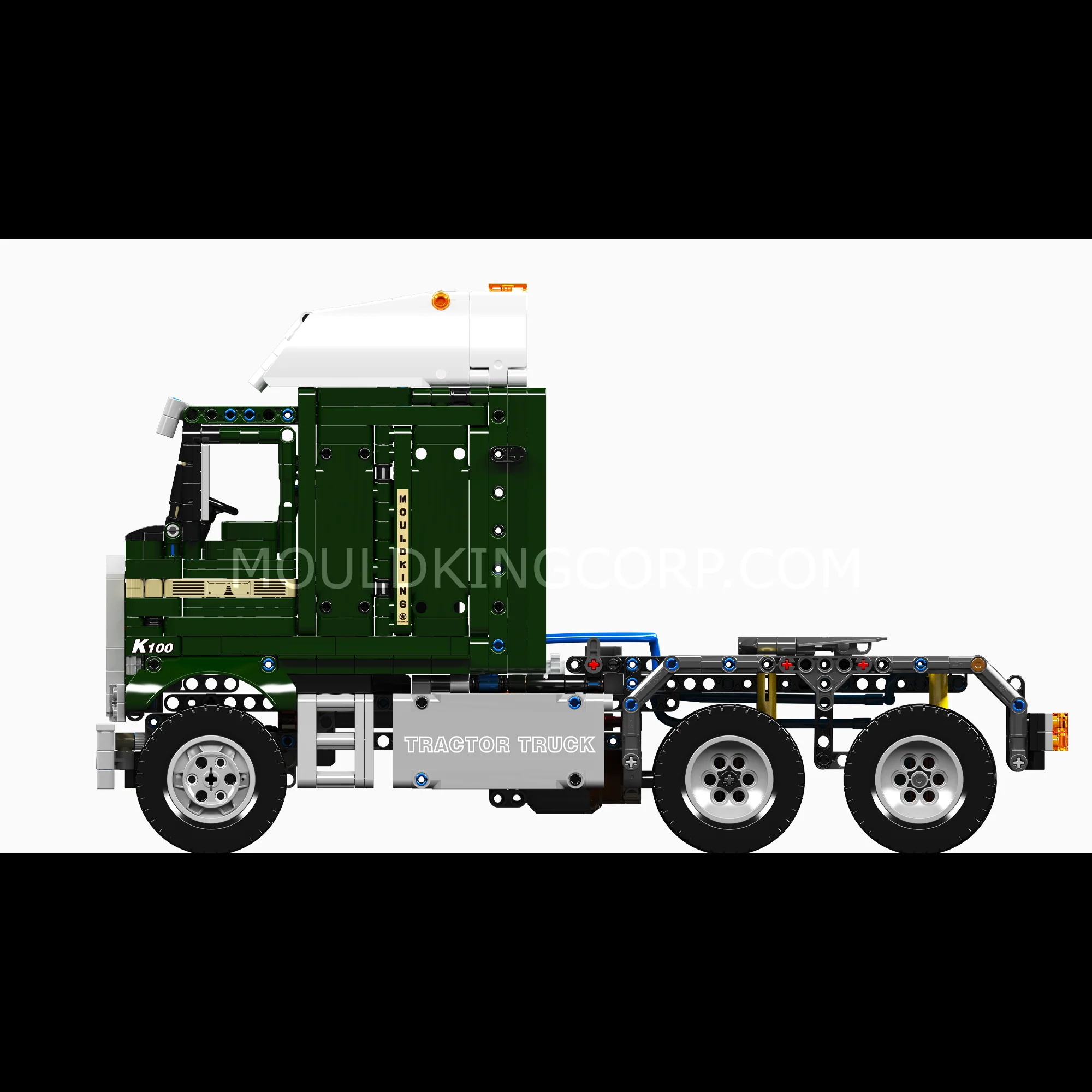 Mould King 13202 1970s American Cabover Truck Building Set | 2,181 Pcs - Image 5