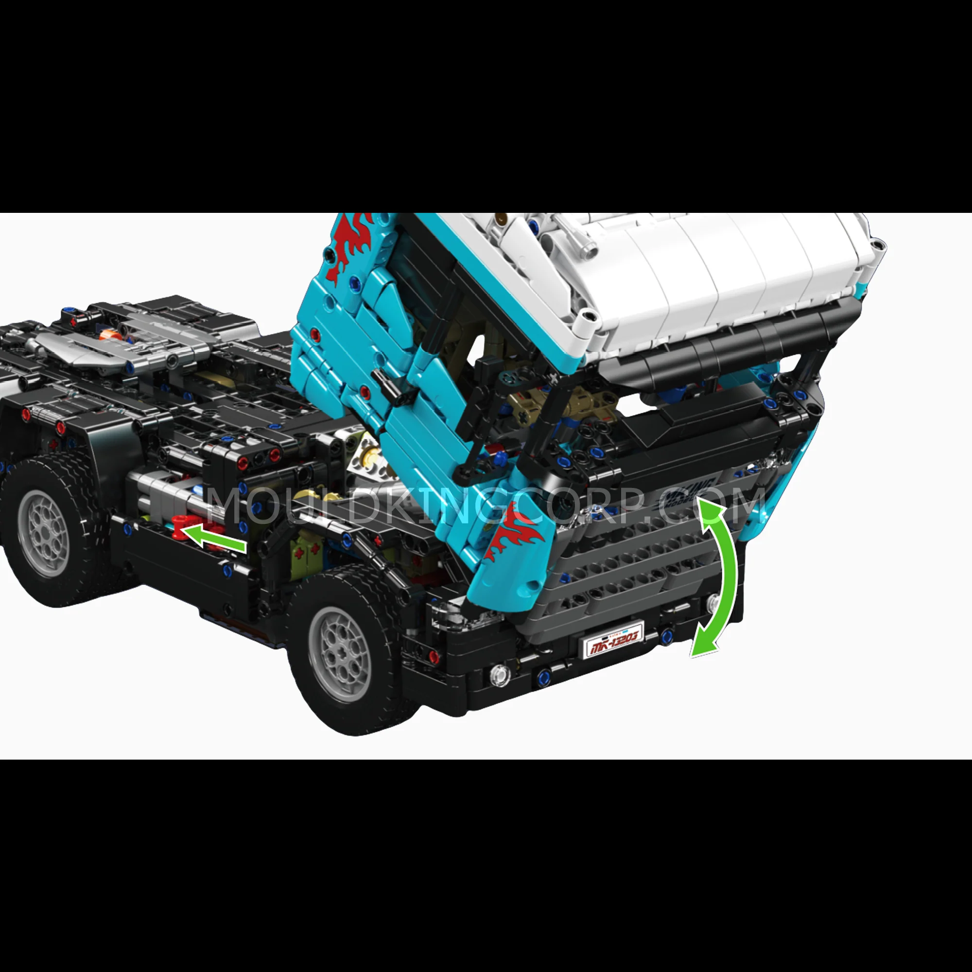 Mould King 13203 Scania Semi-Truck Model Building Set | 2,060 Pcs - Image 3
