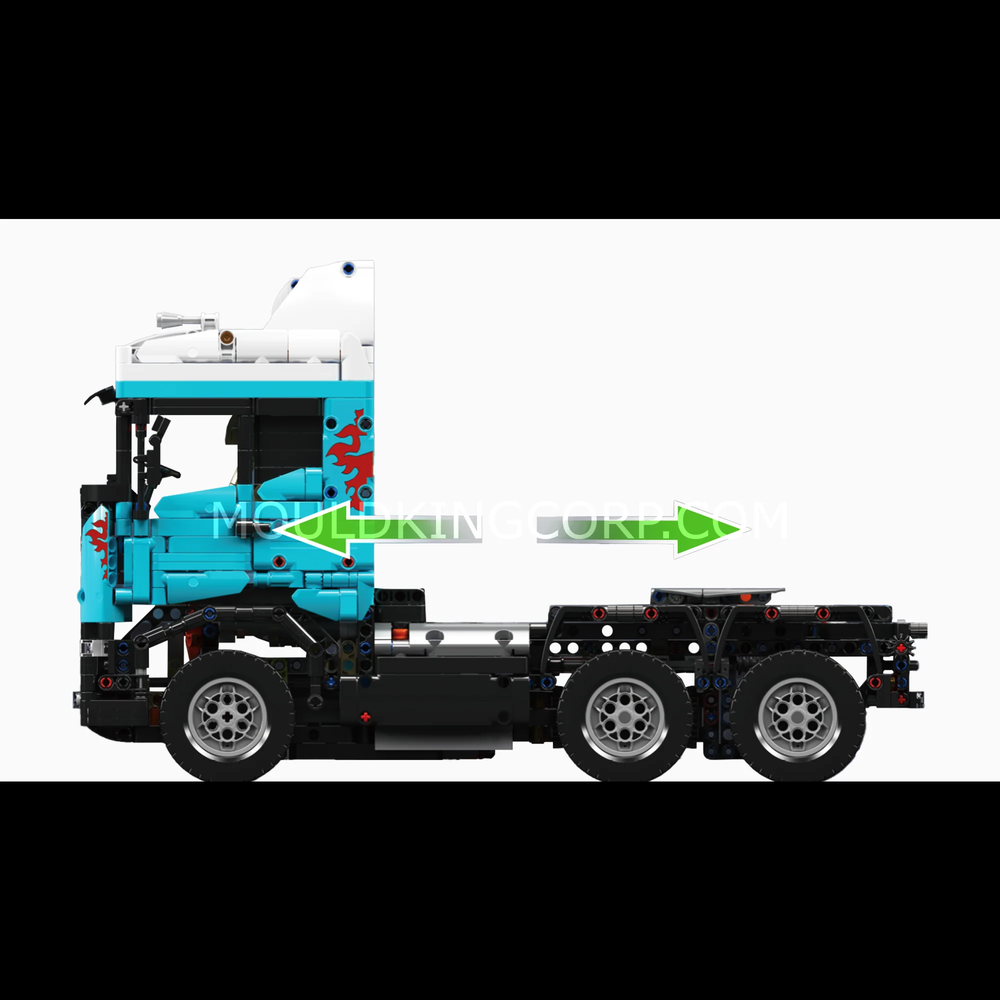 Mould King 13203 Scania Semi-Truck Model Building Set | 2,060 Pcs - Image 4
