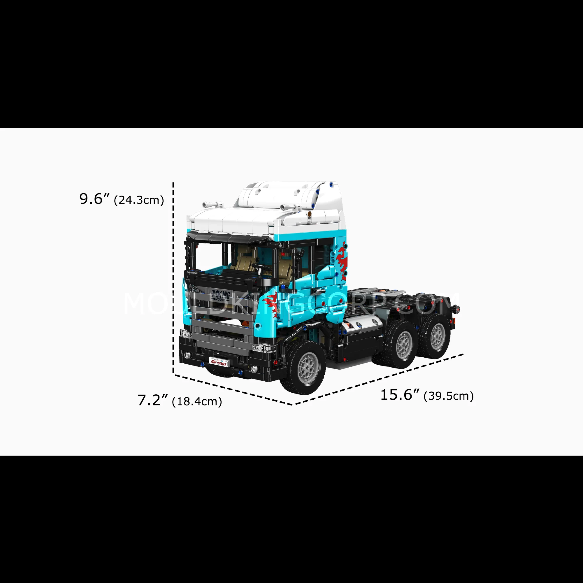 Mould King 13203 Scania Semi-Truck Model Building Set | 2,060 Pcs - Image 6