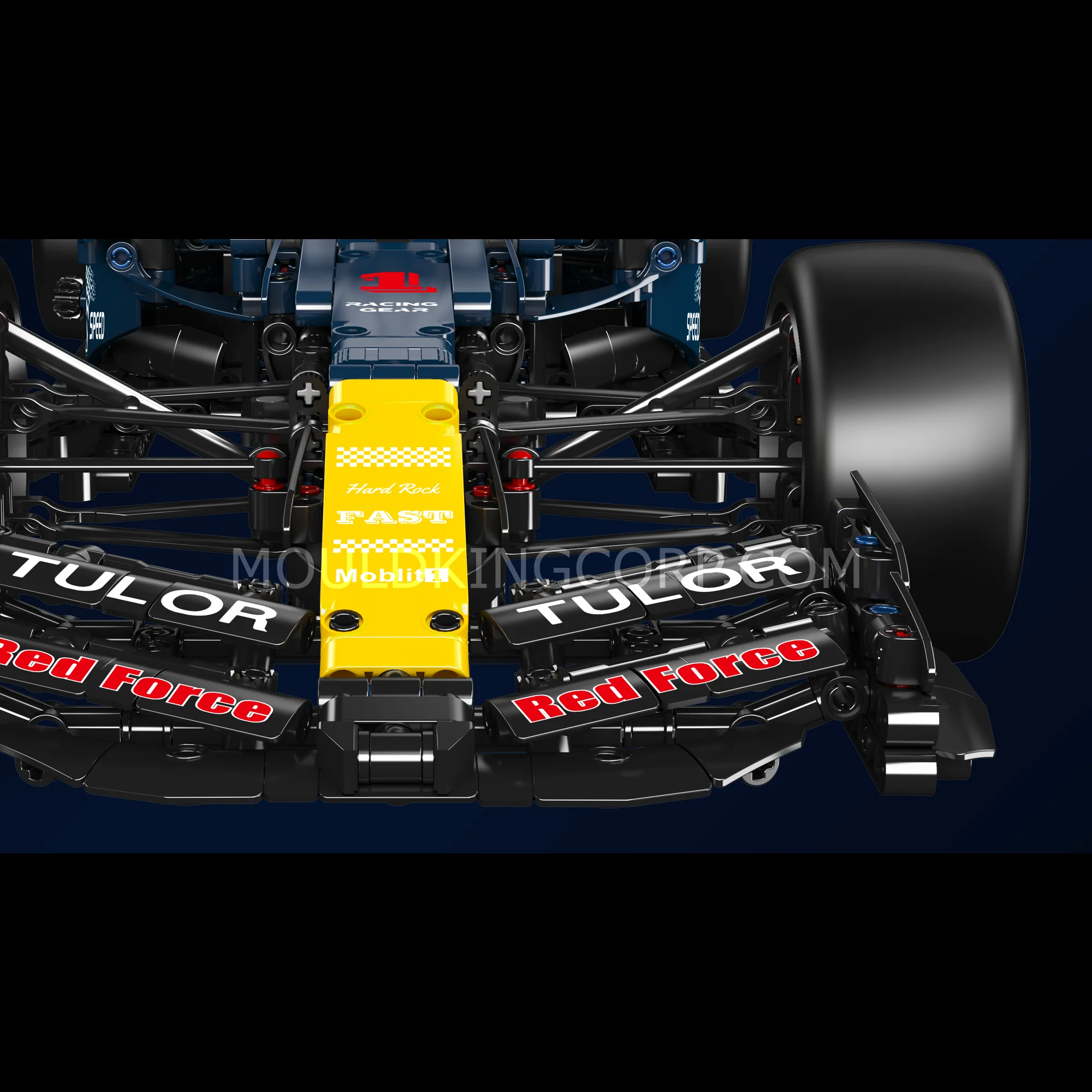 Mould King 13207 1:8 Scale RB20 Racing Car Model Building Set | 1,810 Pcs - Image 2