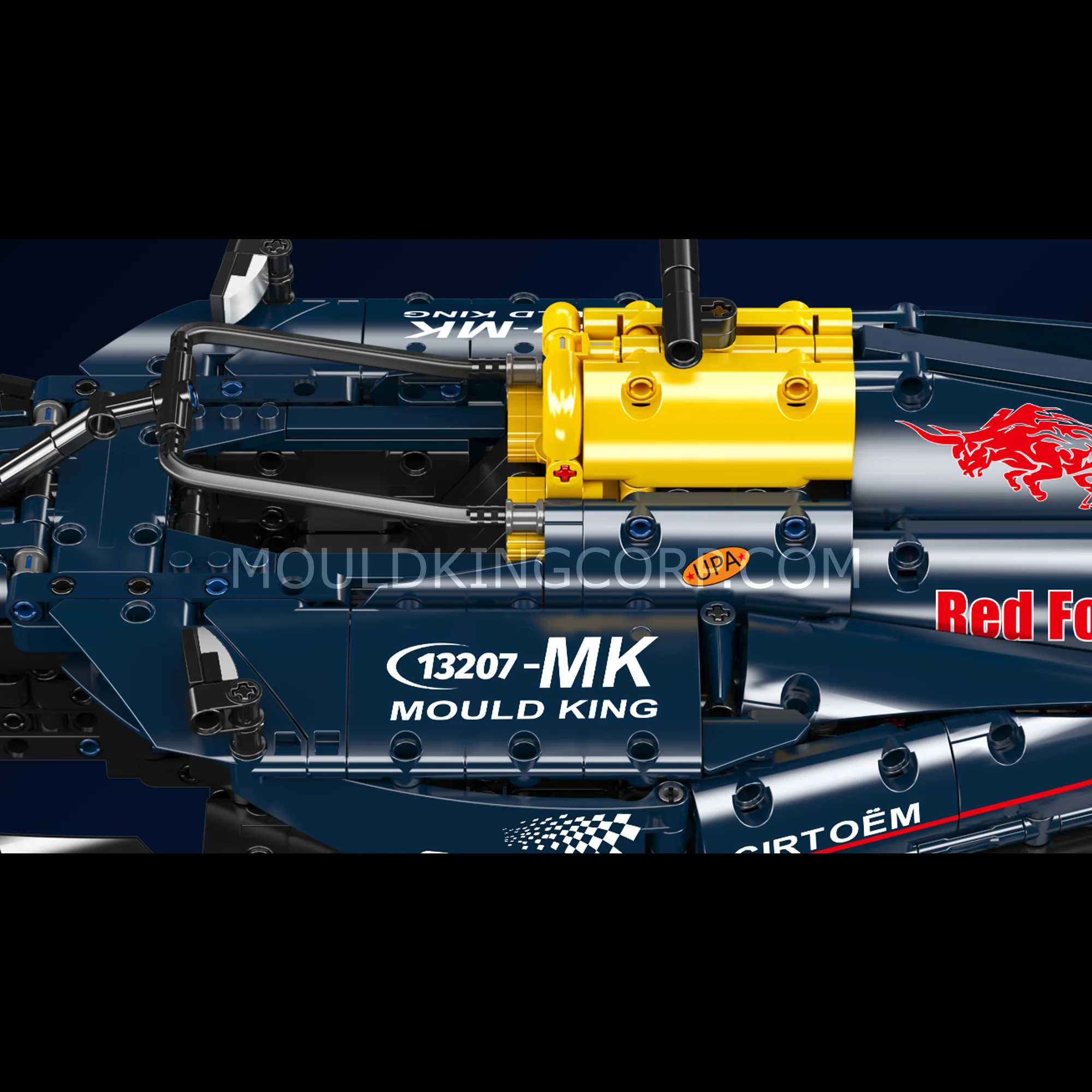 Mould King 13207 1:8 Scale RB20 Racing Car Model Building Set | 1,810 Pcs - Image 4