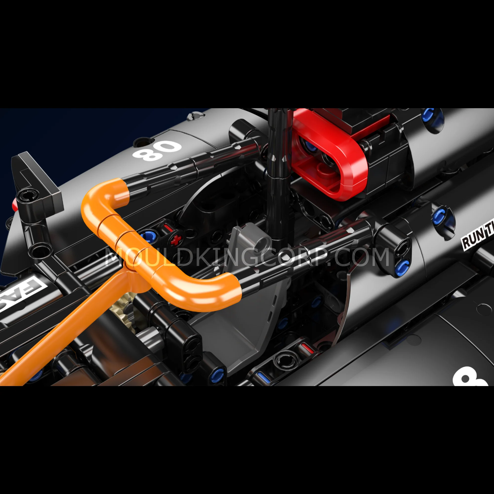 Mould King 13208 1:8 Scale MCL Racing Car Model Building Set | 1,480 PCS - Image 2