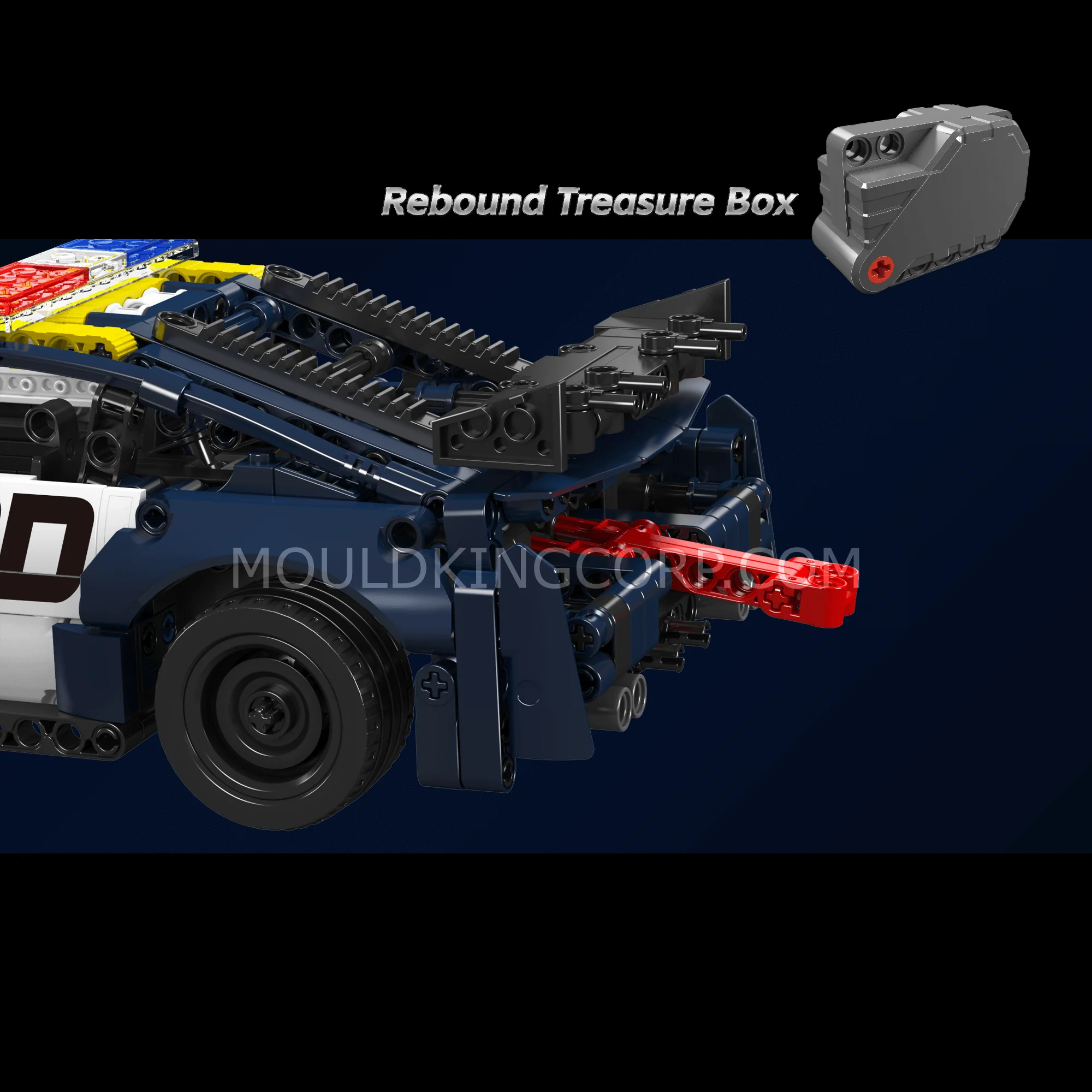 Mould King 15073 Mustang Police Car Building Model Set | 786 Pcs - Image 5
