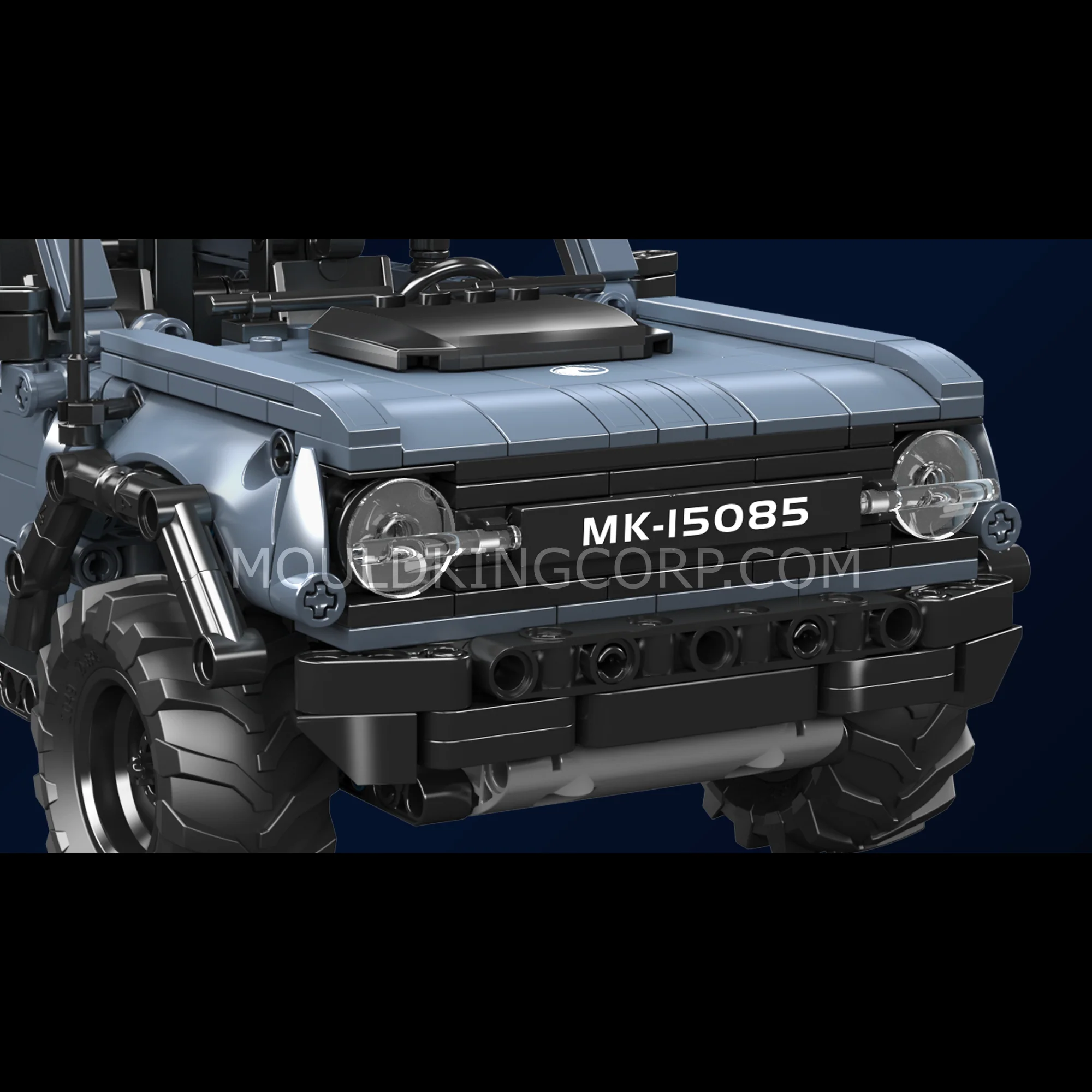 Mould King 15085 Off-Road SUV Pull-Back Building Block Set | 828 Pcs - Image 4