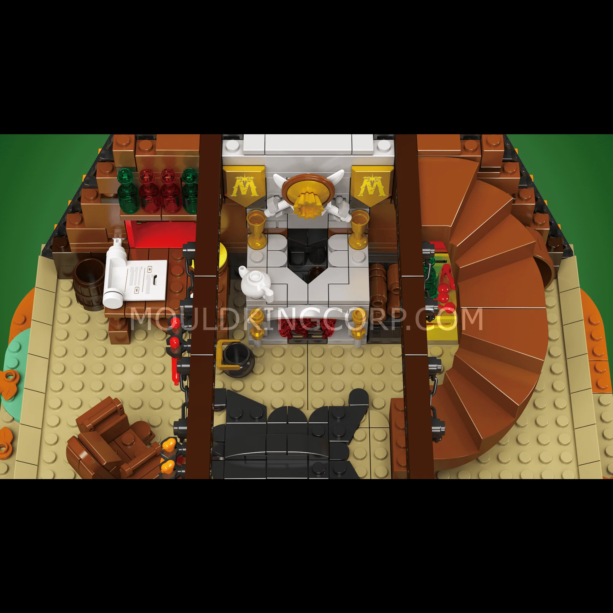 Mould King 16053 Cabin in The Woods Building Toy Set | 3,398 PCS - Image 3