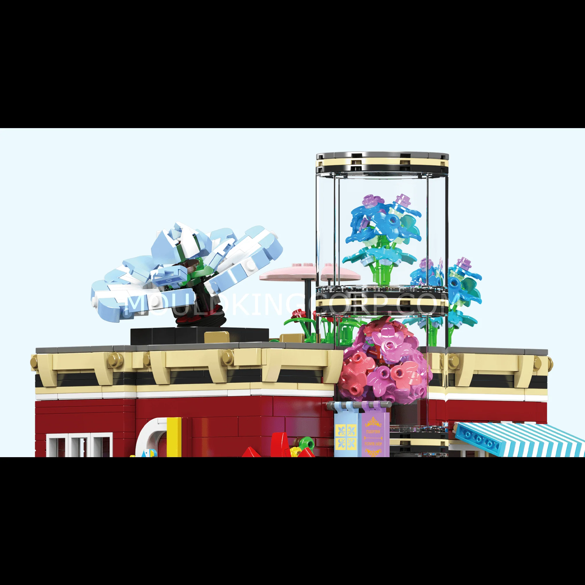 Mould King 16056 NovaTown Flower Shop Building Set | 2,291 Pcs - Image 3