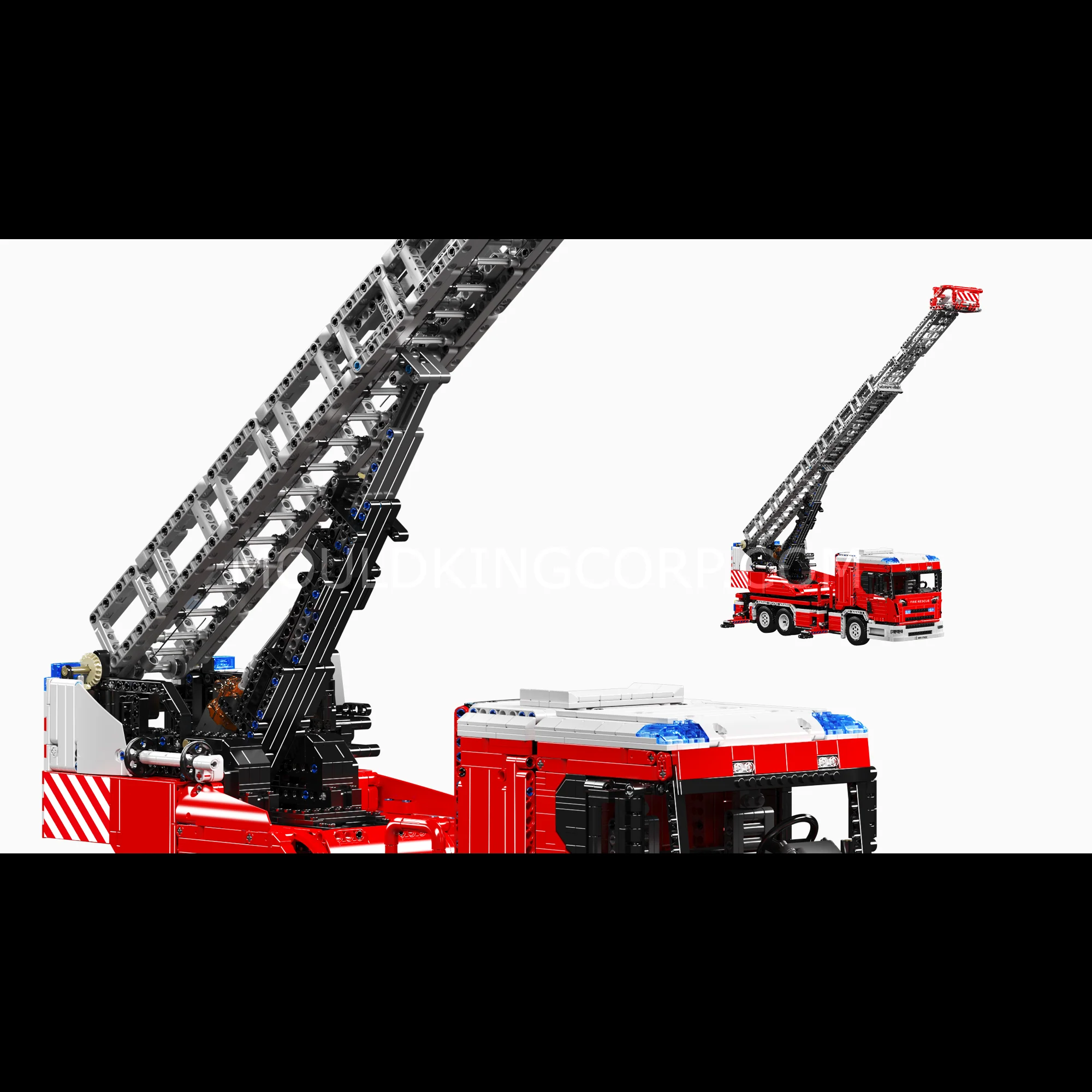 Mould King 17022 Remote Controlled Firetruck Building Set | 4,886 Pcs - Image 5