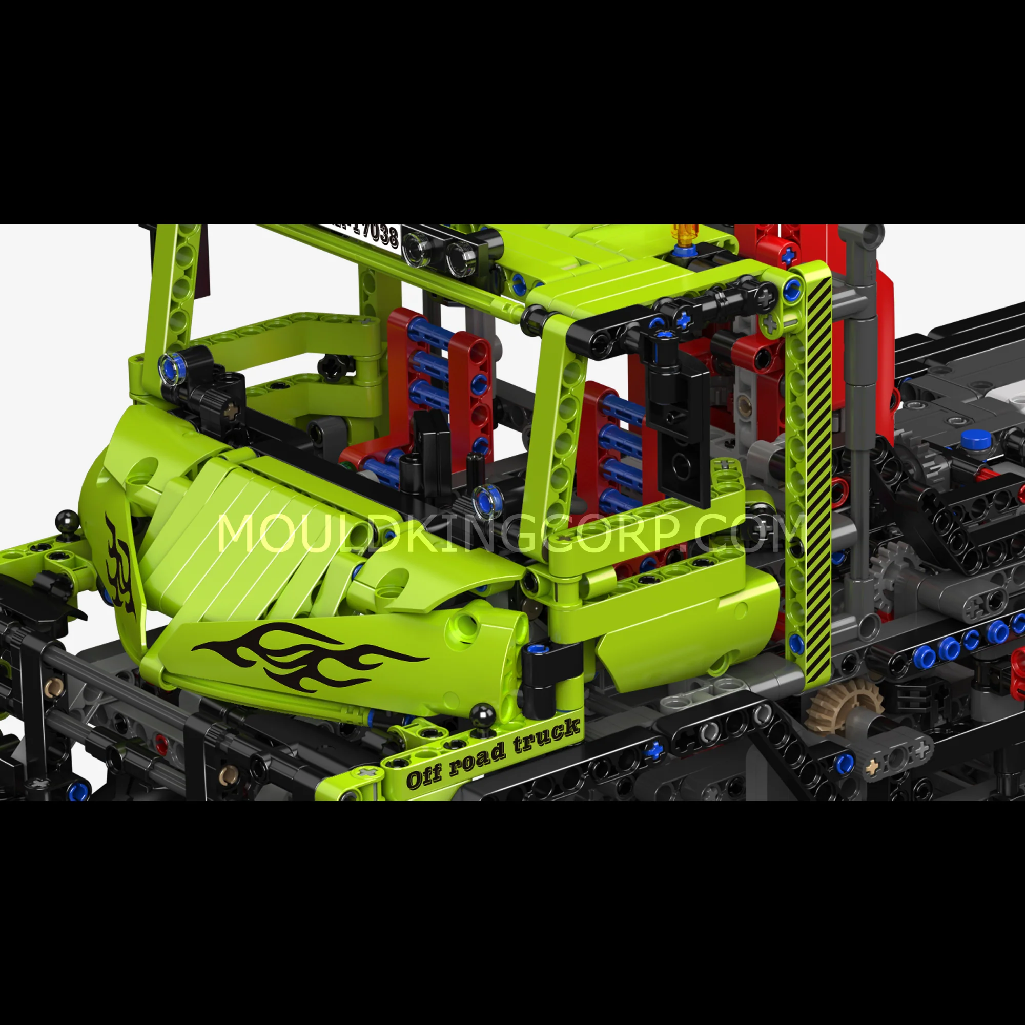 Mould King 17038 4x4 Off-Road Logging Truck Building Kit | 2,002 Pcs - Image 3