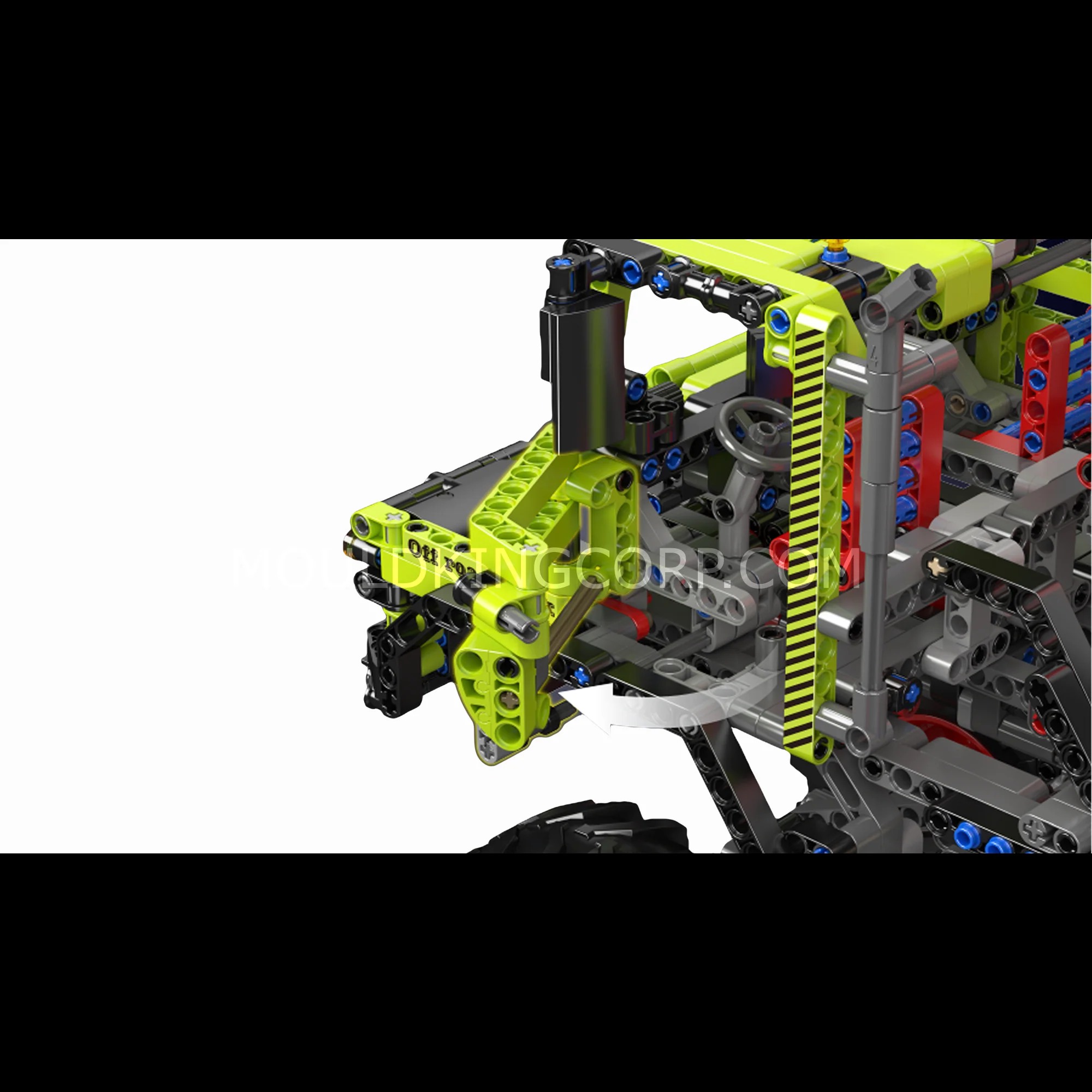 Mould King 17038 4x4 Off-Road Logging Truck Building Kit | 2,002 Pcs - Image 4