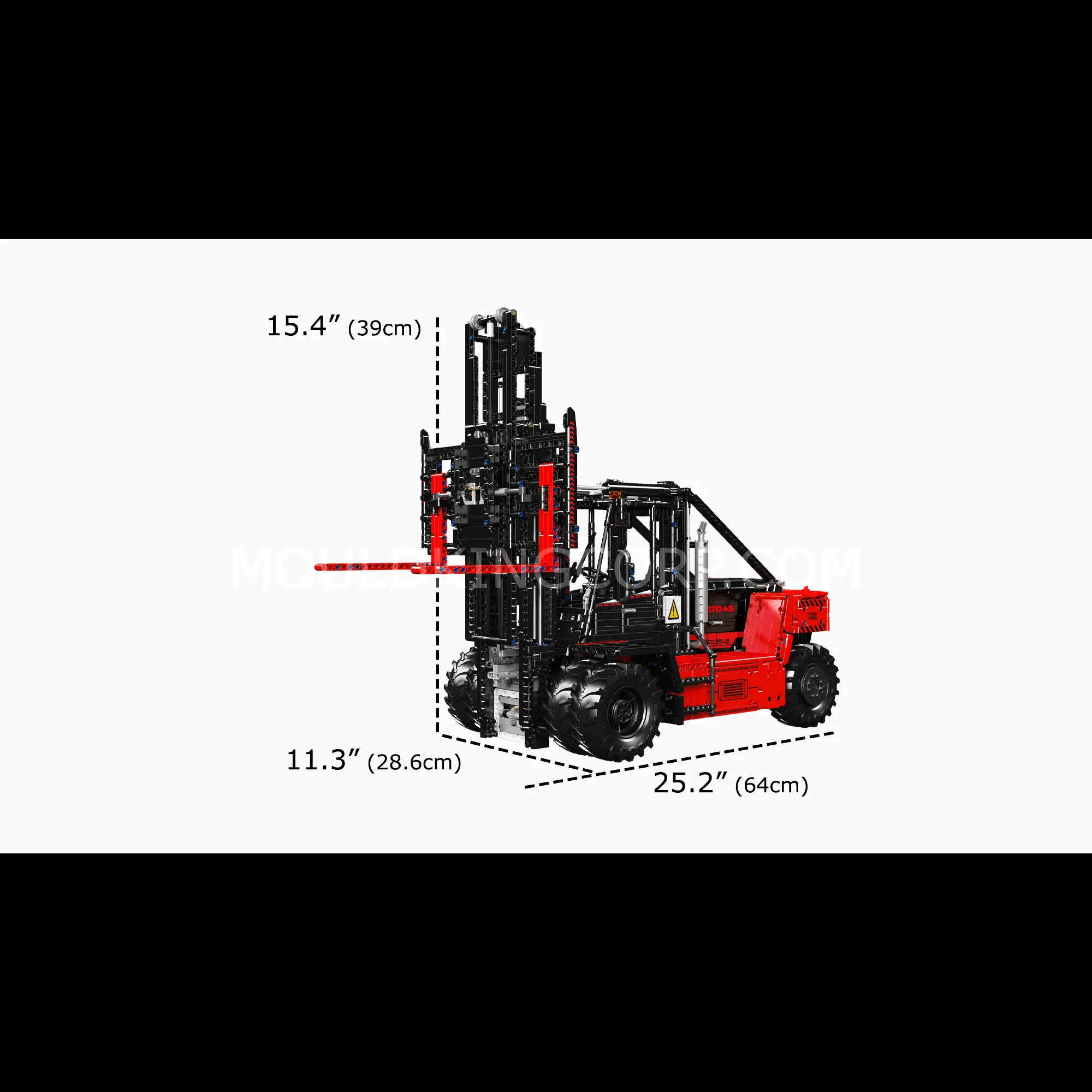 Mould King 17044/17045 Heavy-Duty Forklift Remote Controlled Building Set | 4,579 Pcs - Image 6