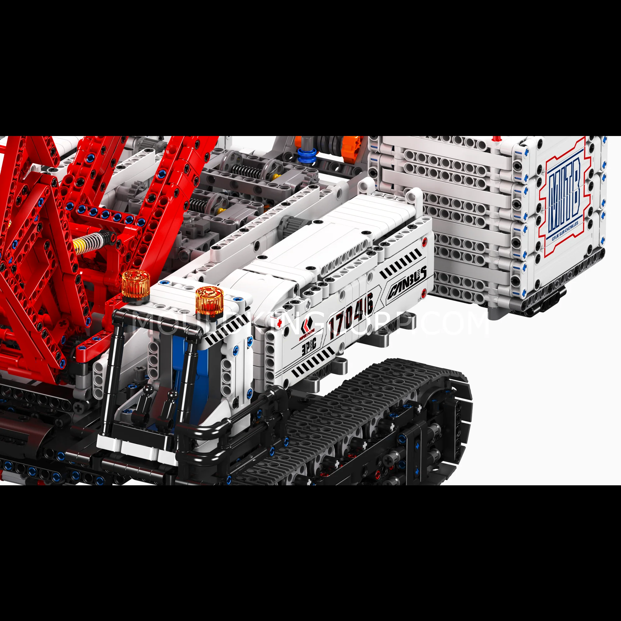 Mould King 17046 Manitowoc 16000 Crawler Crane Building Set | 4,494 Pcs - Image 4
