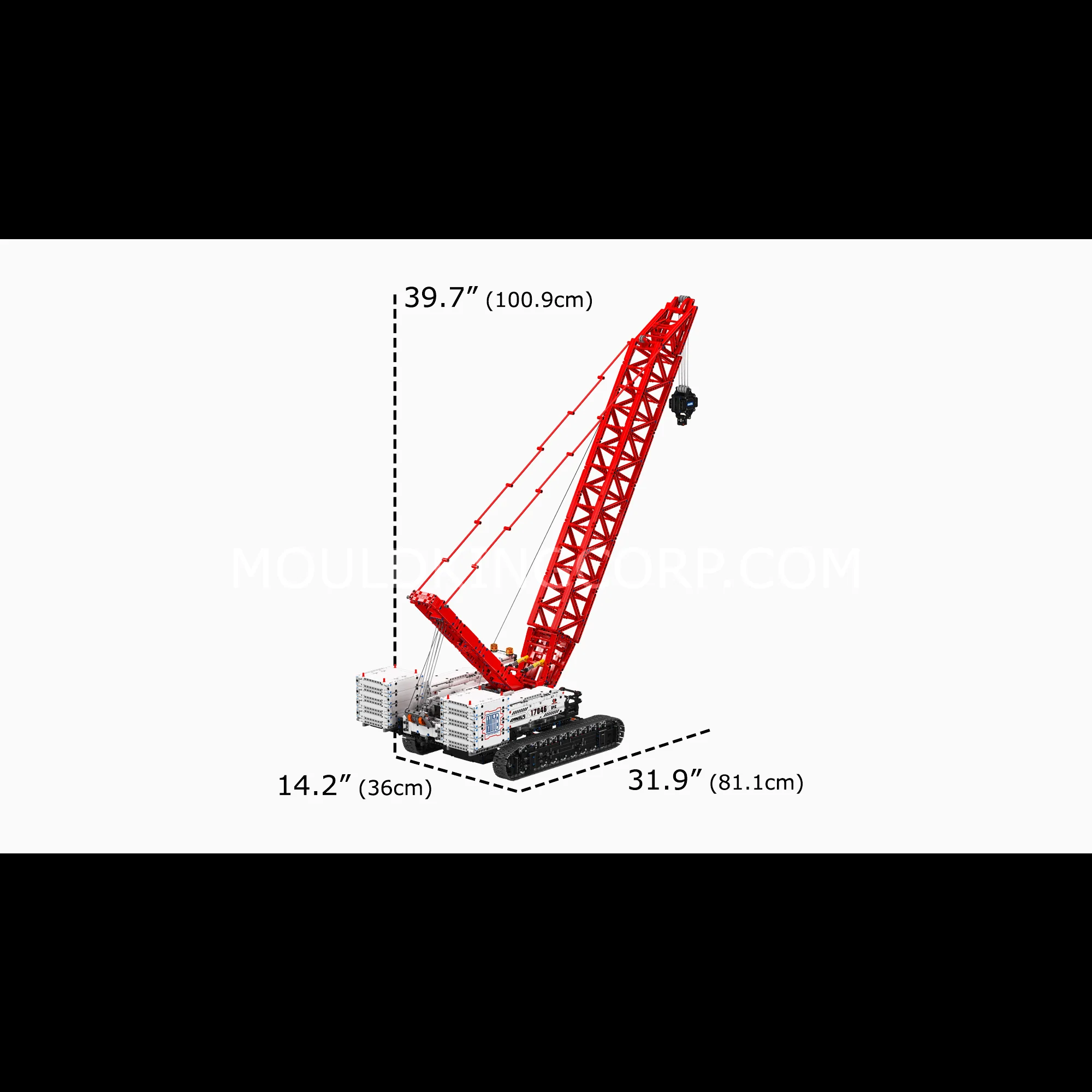 Mould King 17046 Manitowoc 16000 Crawler Crane Building Set | 4,494 Pcs - Image 6