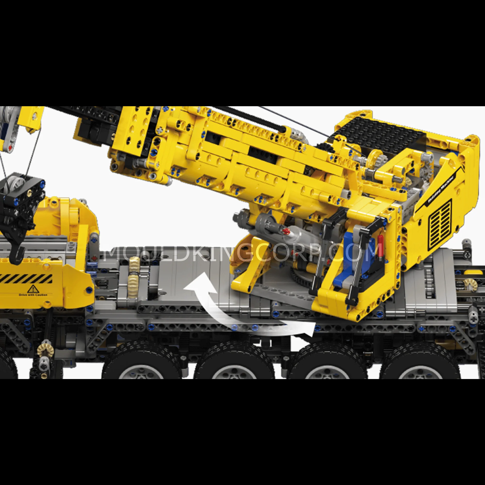 Mould King 17047 Mechanical Crane C+ Building Set | 2,688 Pcs - Image 3