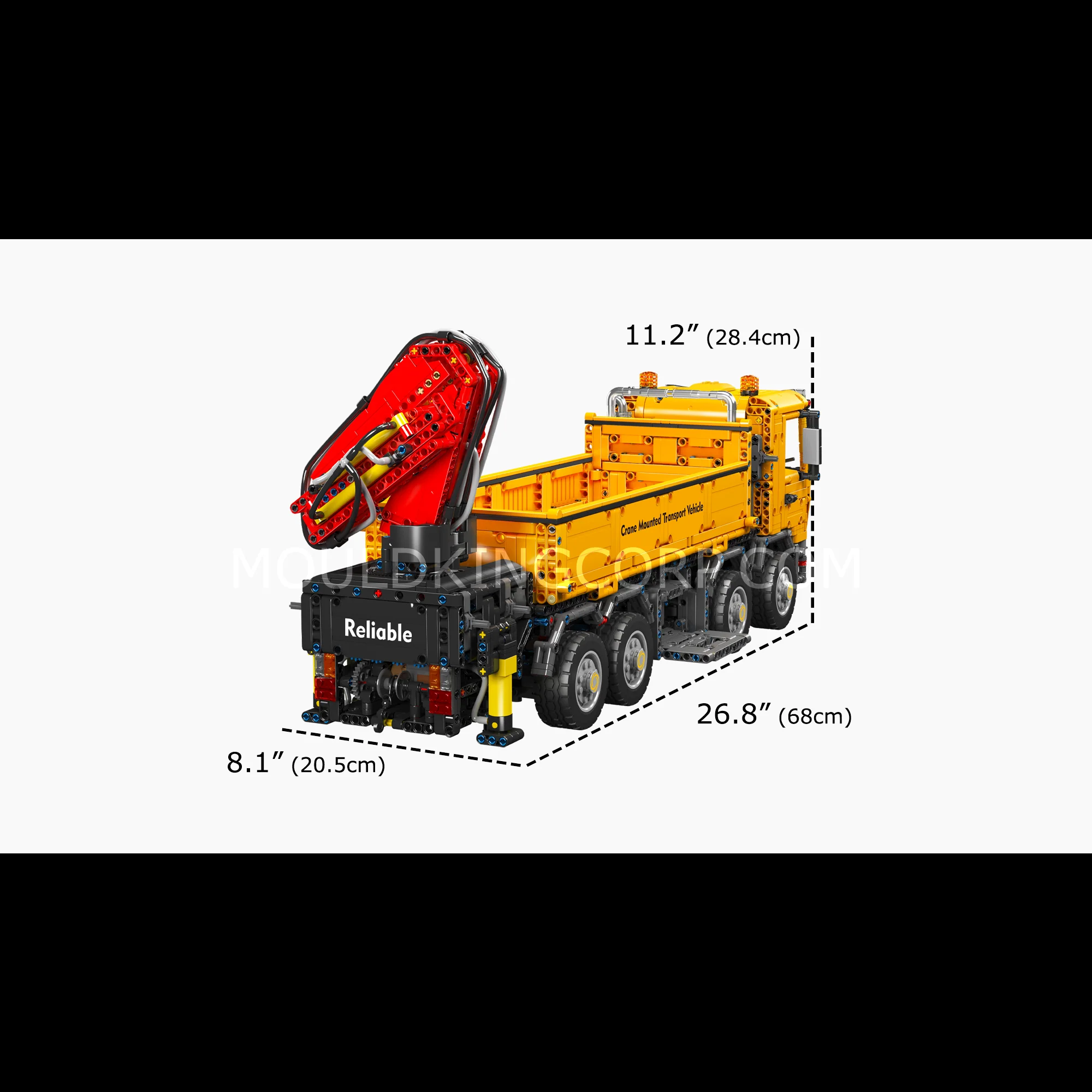 Mould King 17050 Remote Controlled Crane Truck Building Set | 4,012 Pcs - Image 6
