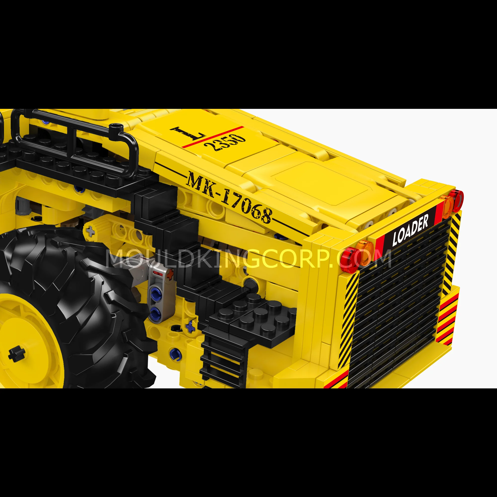 Mould King 17068 The L2350 Pneumatic Wheel Loader Building Set | 1,028 Pcs - Image 4