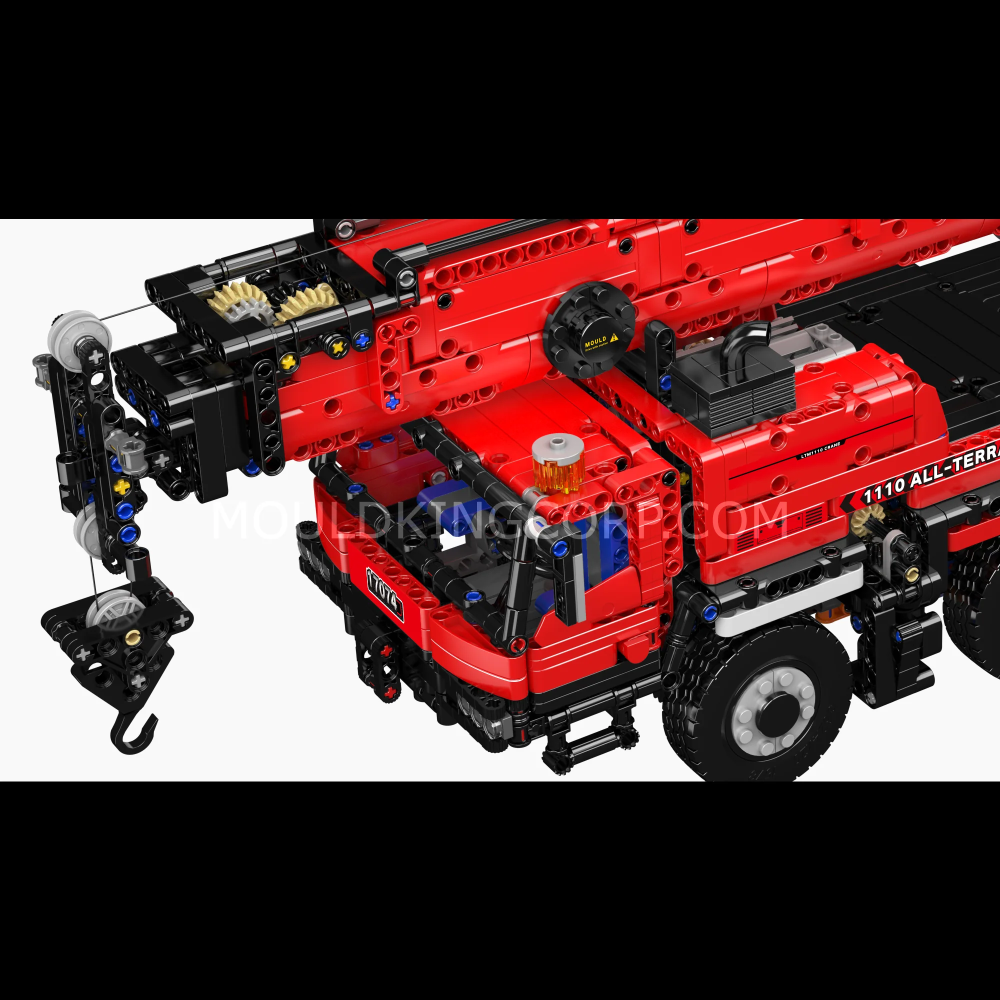 Mould King 17073/17074 LTM 1110 Mobile Crane Building Set | 3,218 Pcs - Image 8