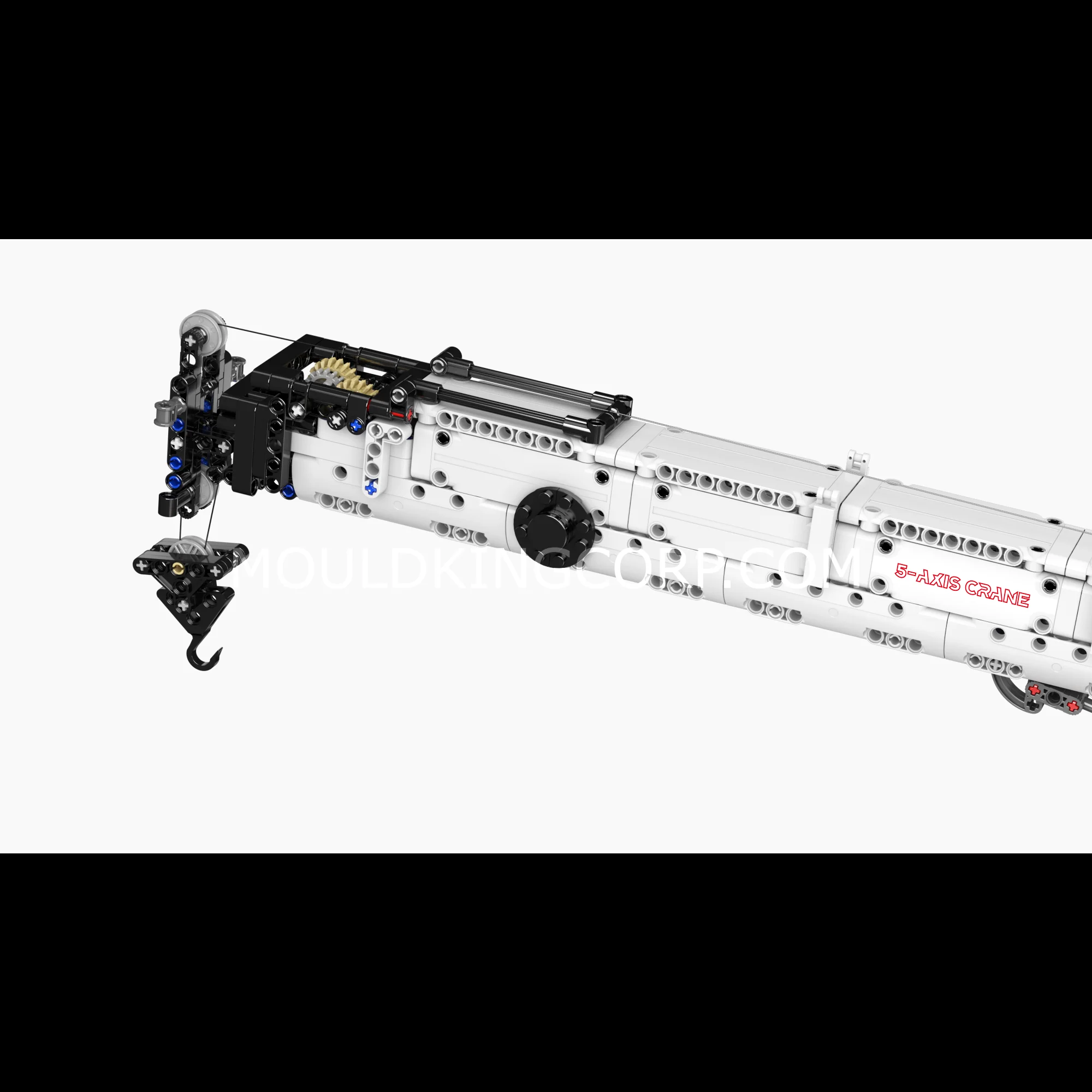 Mould King 17075 Remote-Controlled LTM 1110 Crane Truck Building Set | 3,248 Pcs - Image 4
