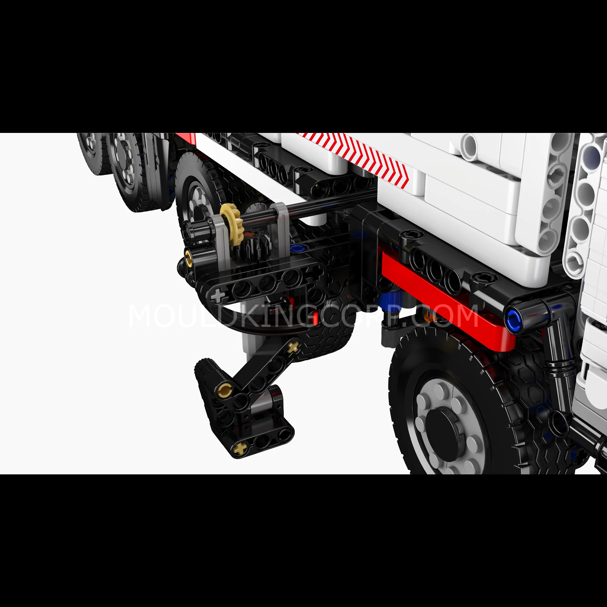 Mould King 17075 Remote-Controlled LTM 1110 Crane Truck Building Set | 3,248 Pcs - Image 5