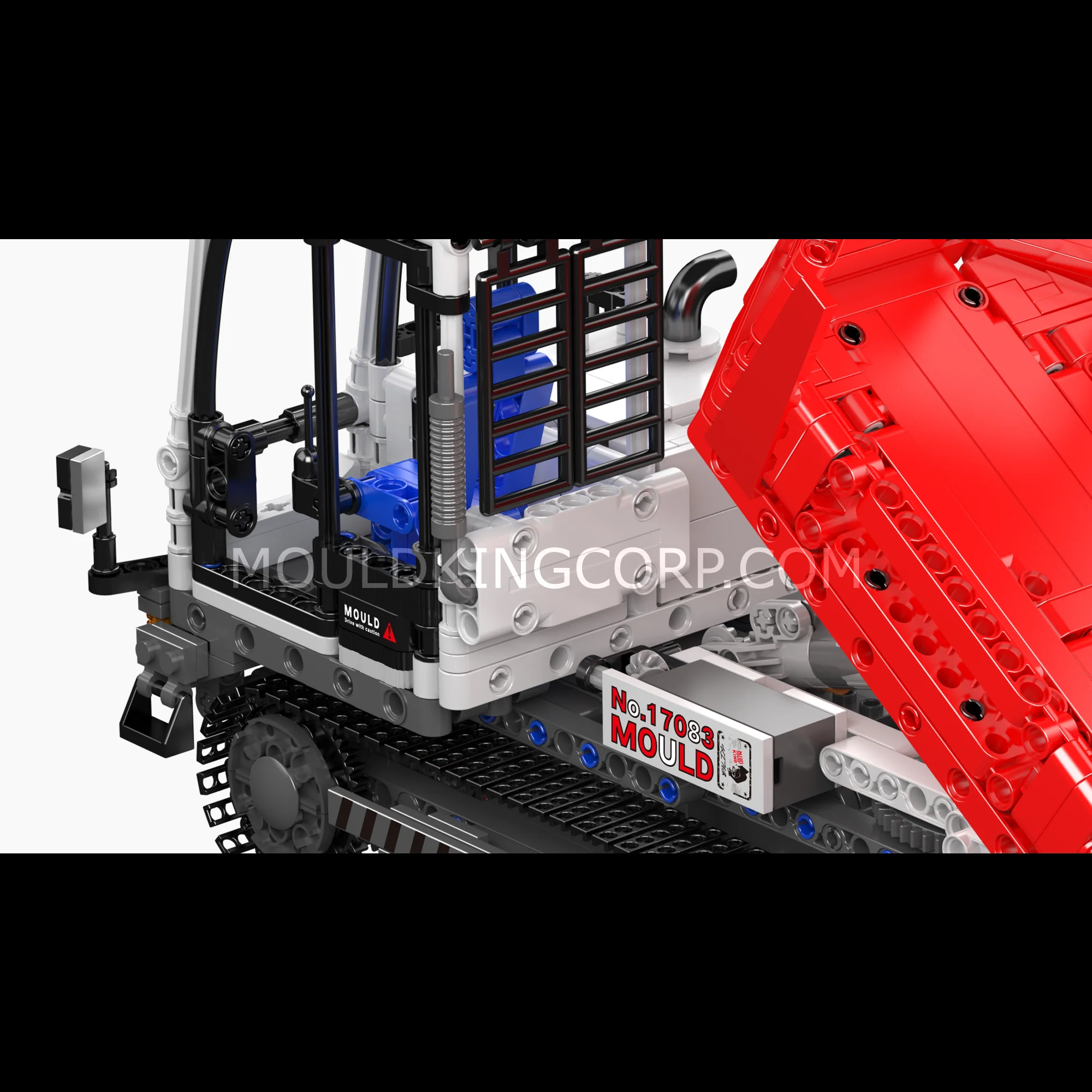 Mould King 17083 Remote-Controlled Tracked Dumper Building Set | 1,105 Pcs - Image 2