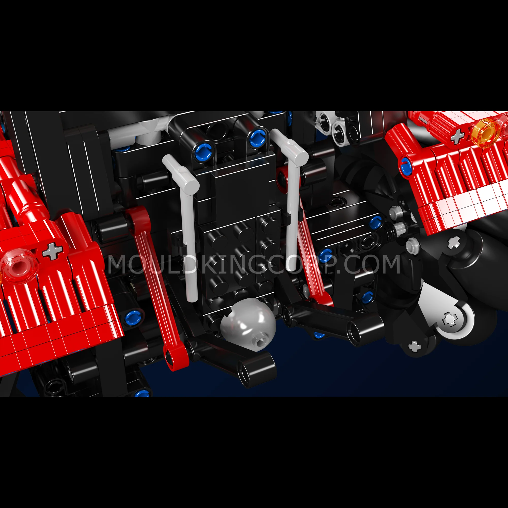 Mould King 18037 Mecanum Drive Remote Controlled Tractor Building Set | 1,392 Pcs - Image 3