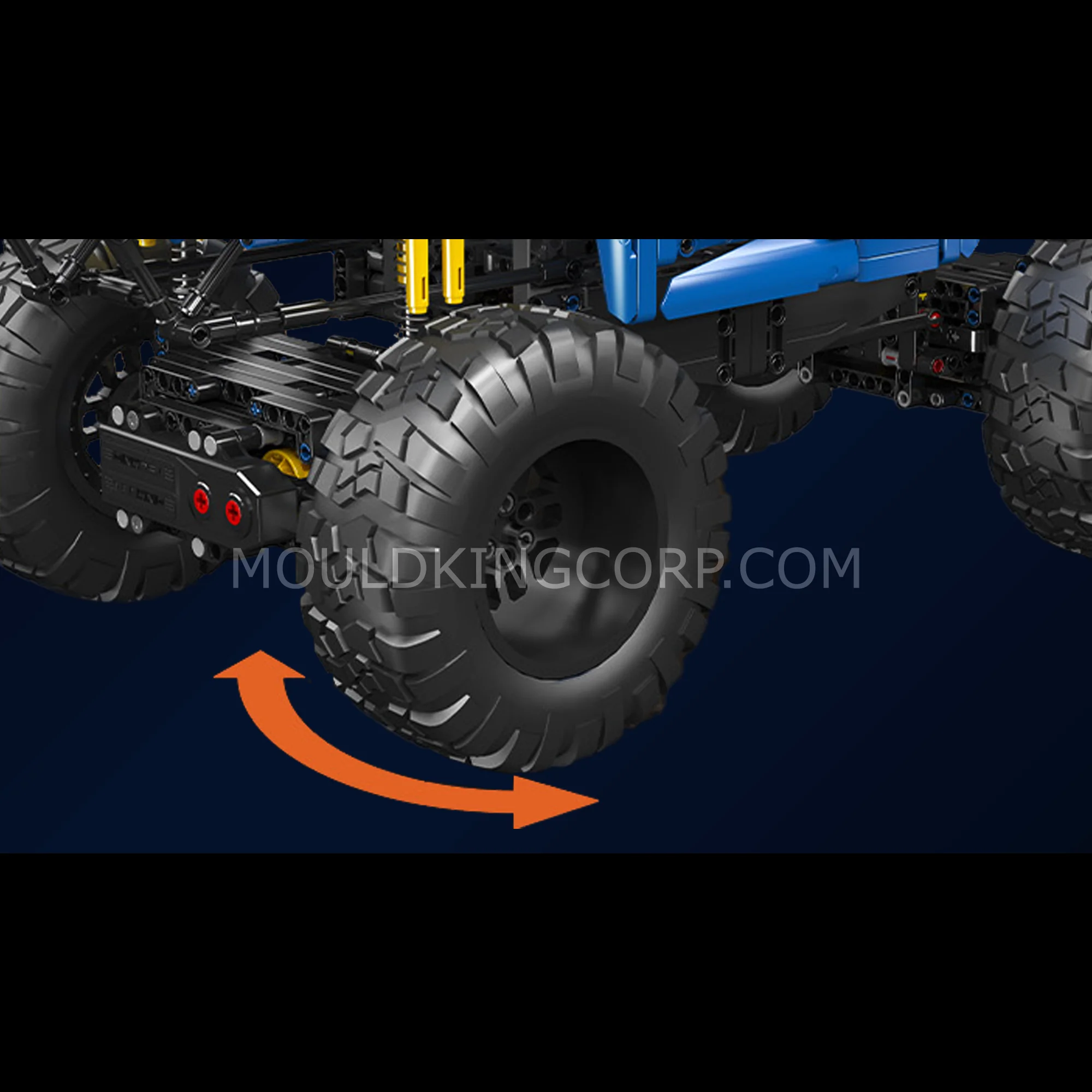 Mould King 18039 Remote Controlled Monster Off-Road Truck Building Set | 1,454 Pcs - Image 3