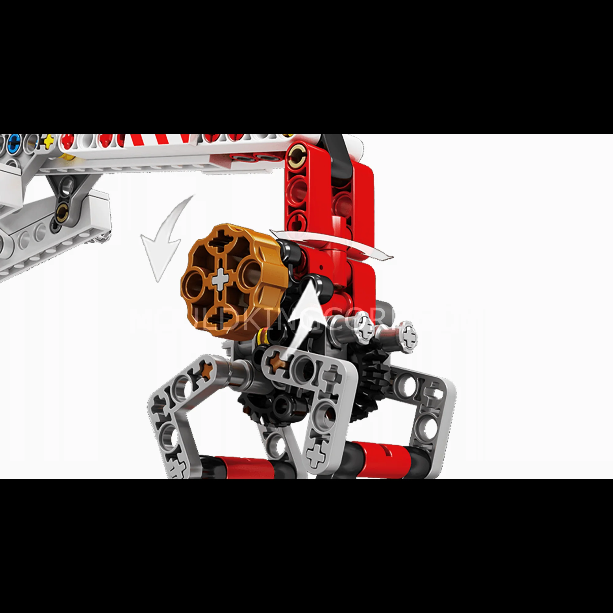 Mould King 19006 Pneumatic Logging Truck Building Set | 938 Pcs - Image 4