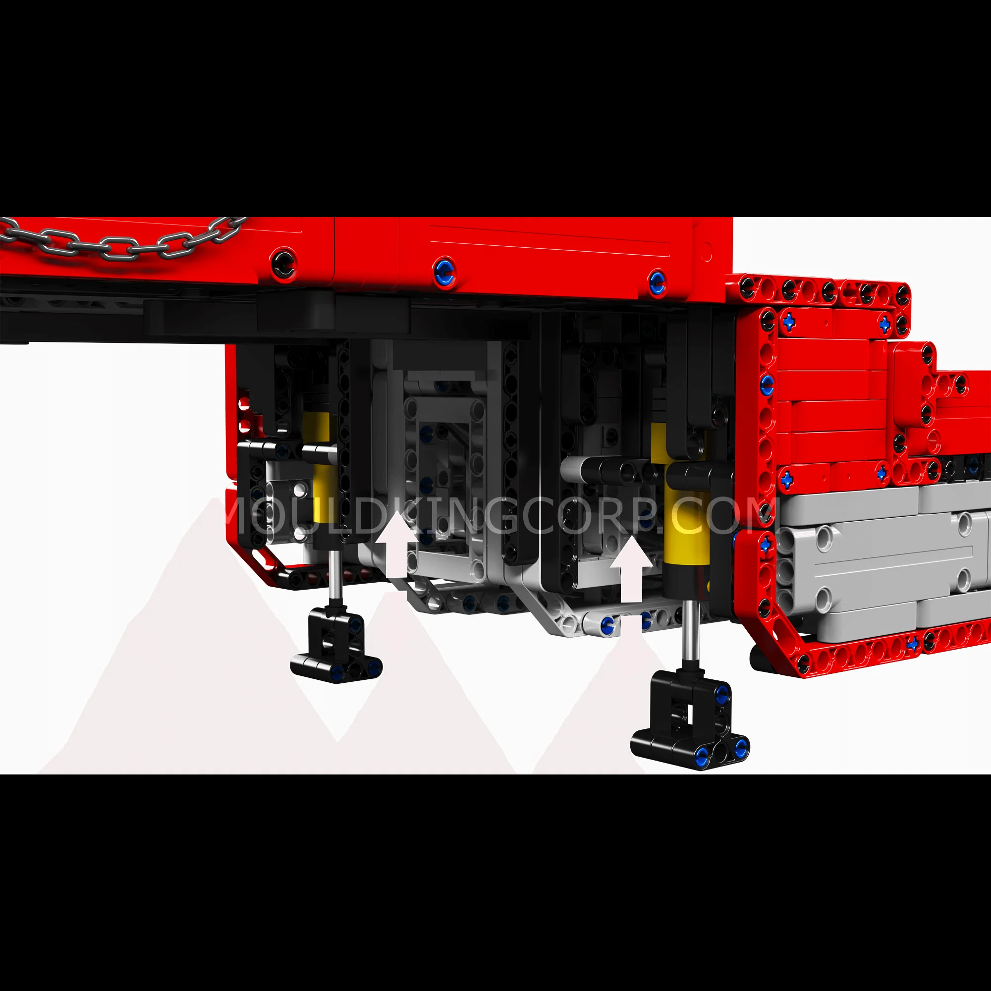 Mould King 19015+19015T FH16 Remote Controlled Pneumatic Tractor and Trailer Building Sets - Image 13
