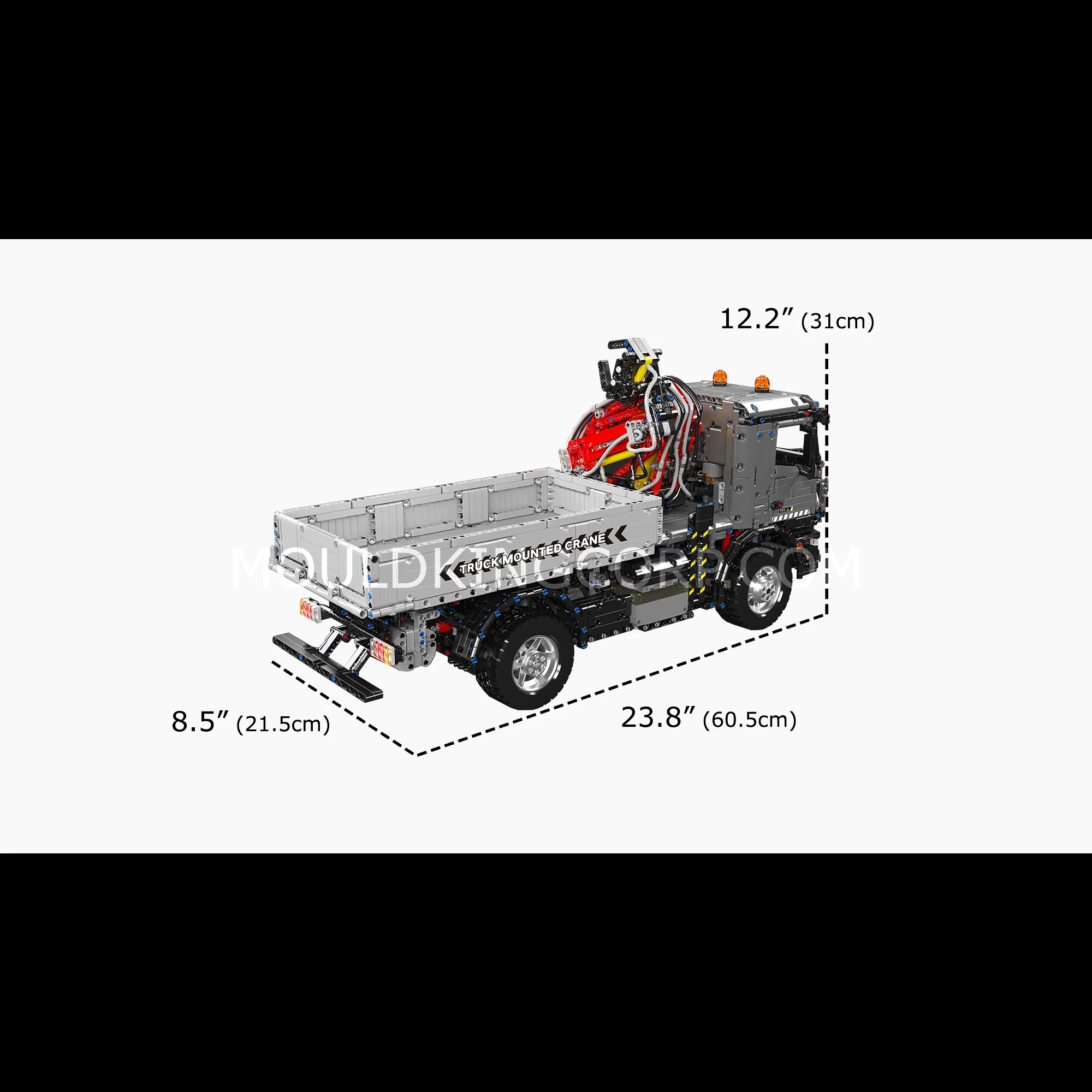 Mould King 19016 Remote Controlled Crane Truck Building Set | 3,757 Pcs - Image 6
