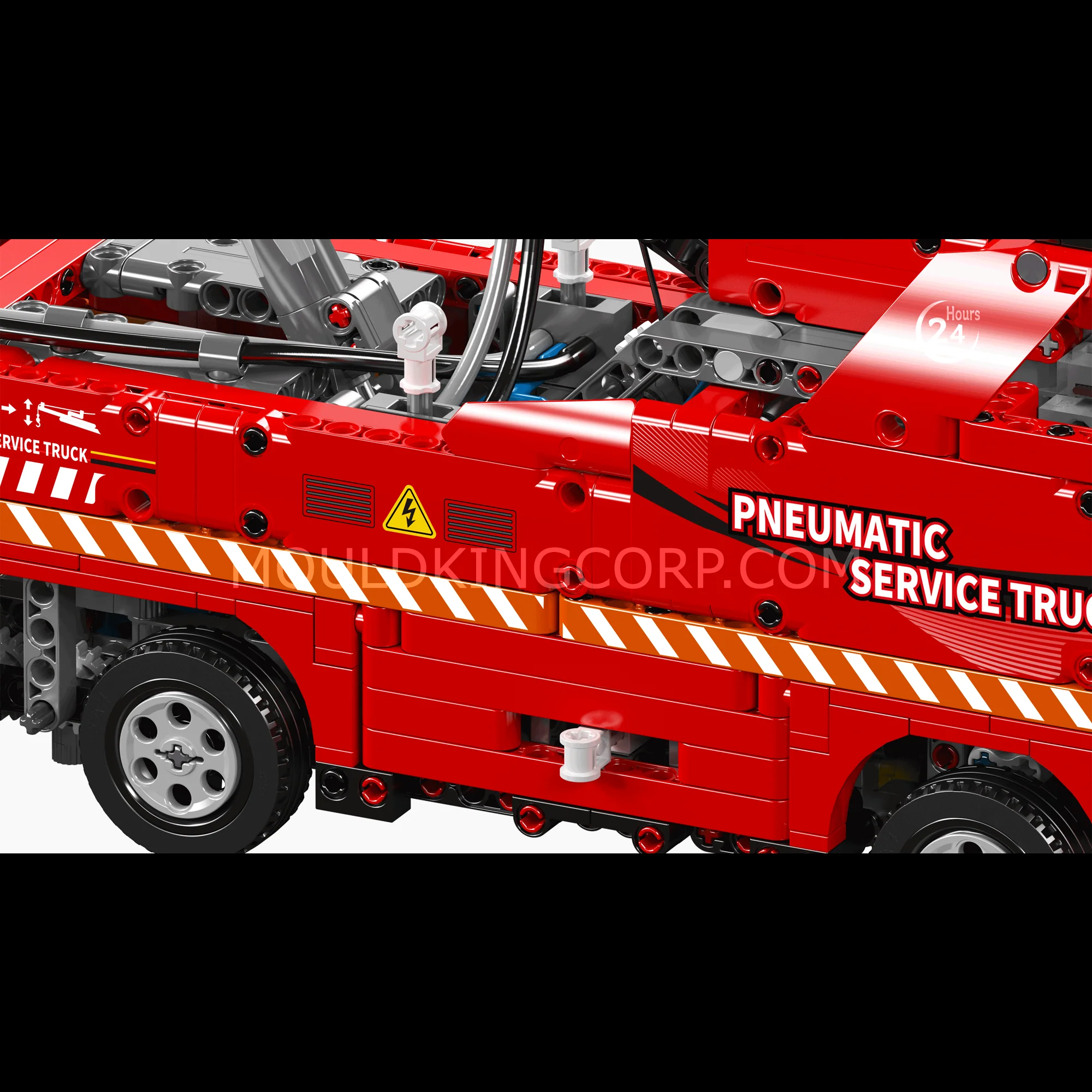 Mould King 19017 Scania Pneumatic Rescue Truck Building Set | 1,653 Pcs - Image 2