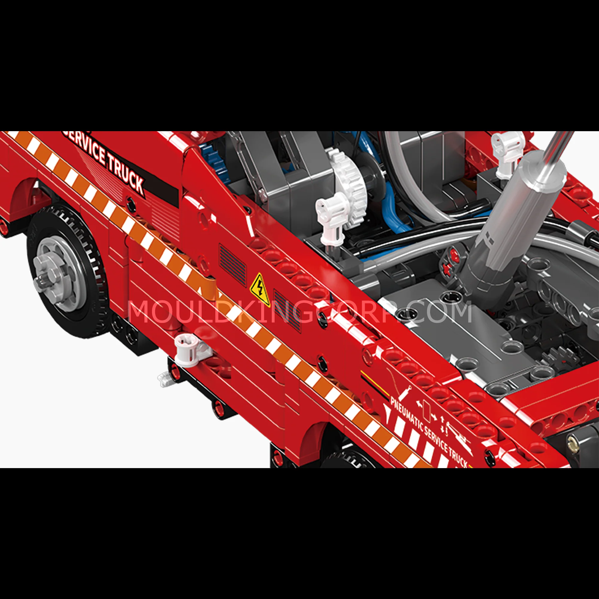 Mould King 19017 Scania Pneumatic Rescue Truck Building Set | 1,653 Pcs - Image 4
