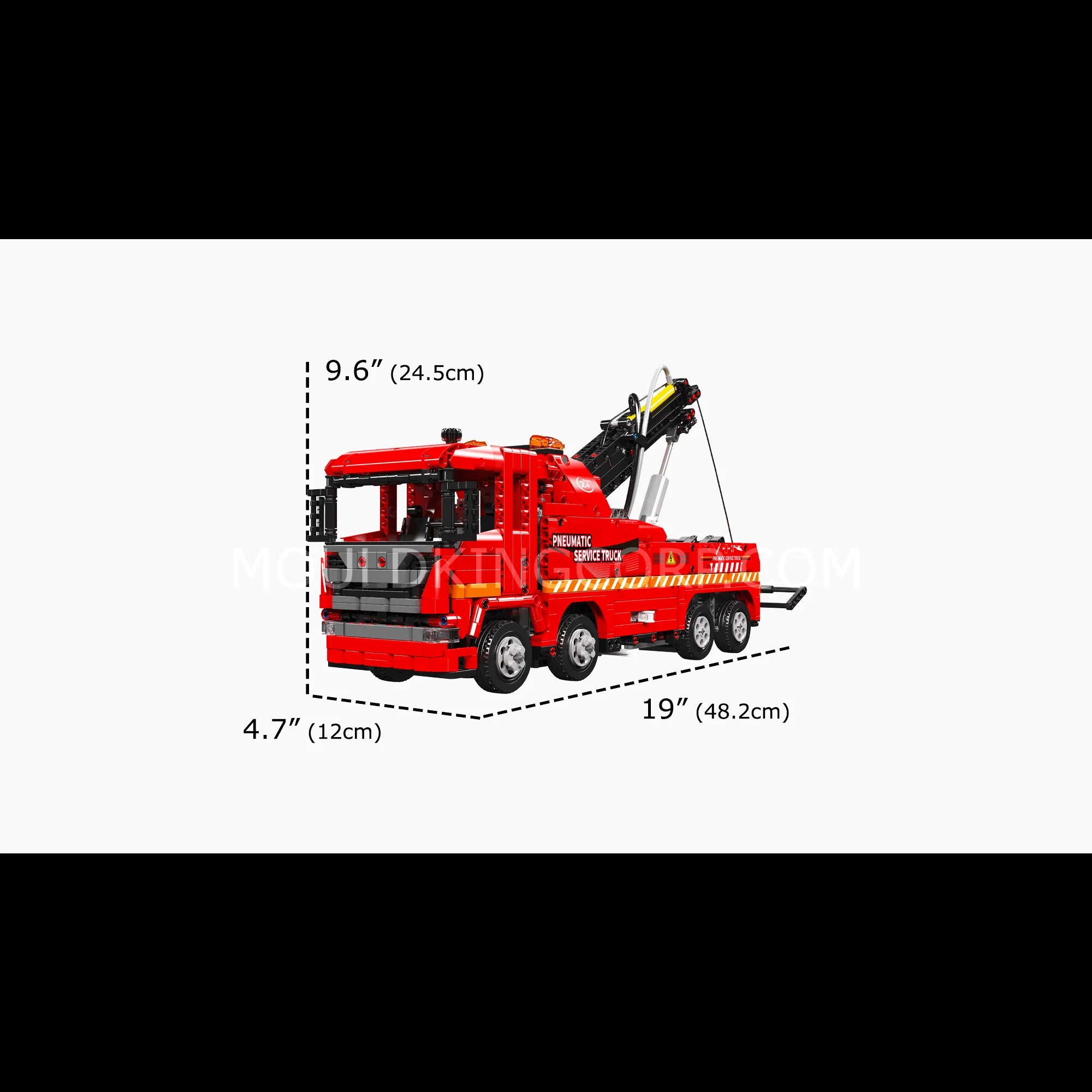 Mould King 19017 Scania Pneumatic Rescue Truck Building Set | 1,653 Pcs - Image 6