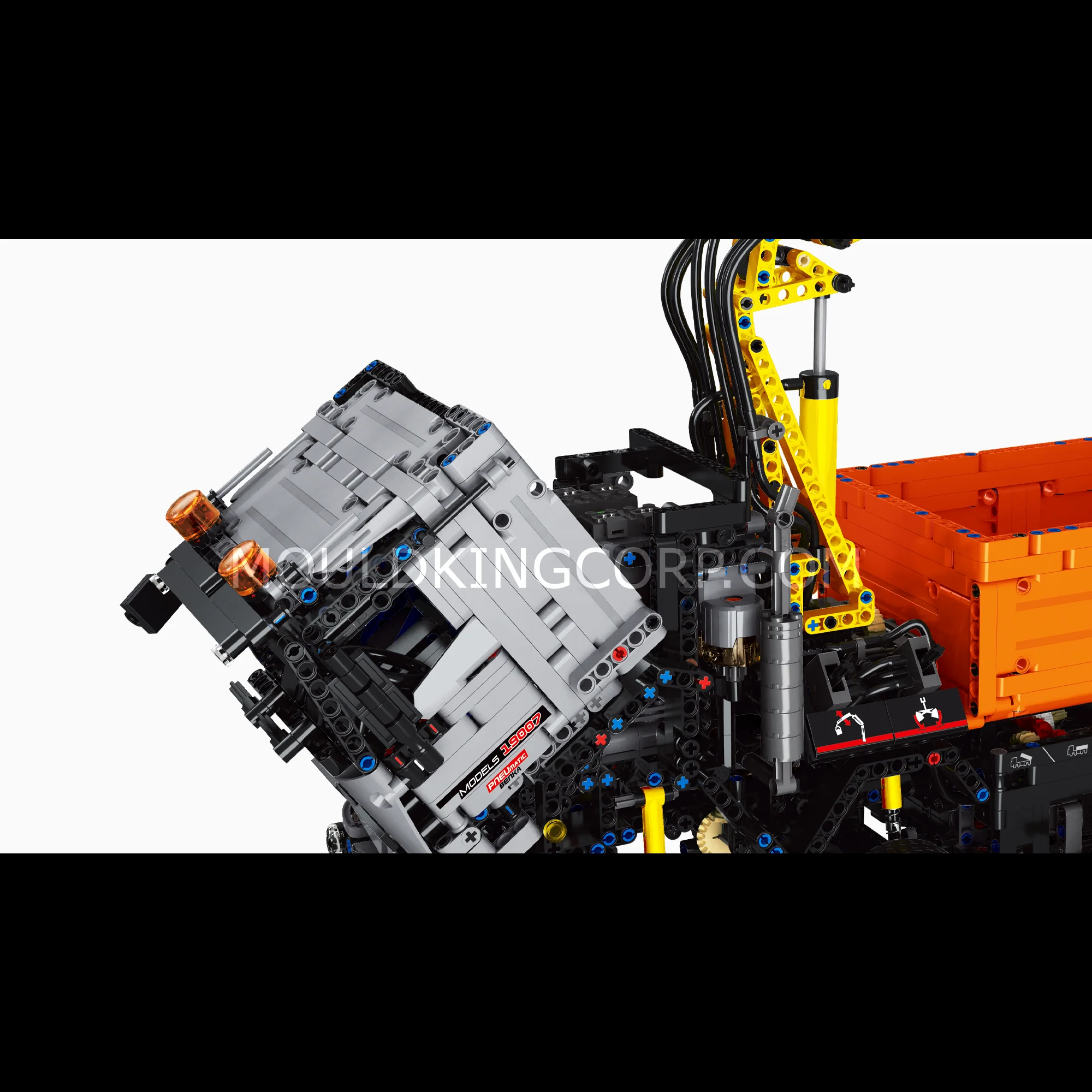 Mould King 19007 2-in-1 RC Excavator & Dump Truck Building Set | 2,970 PCS - Image 4