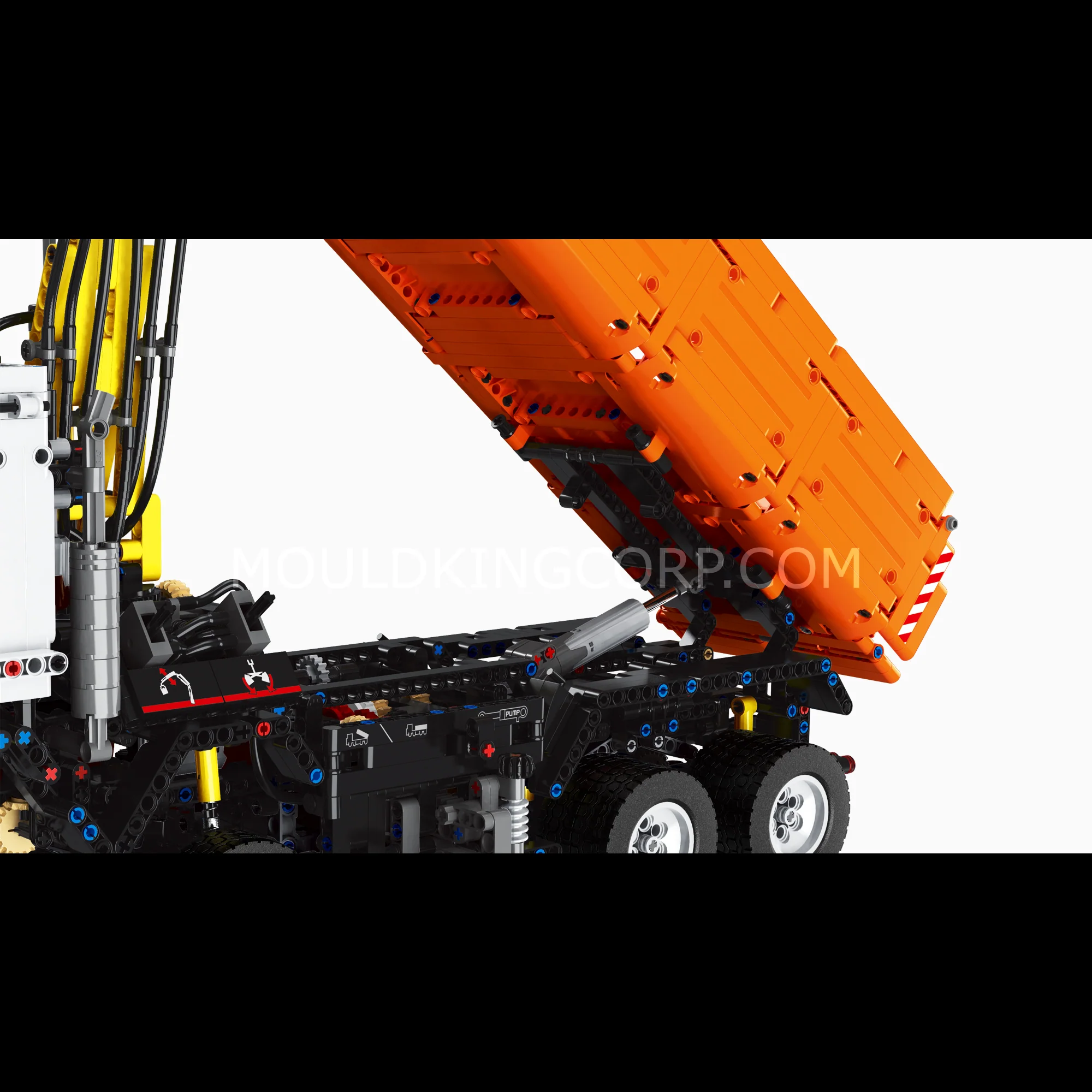 Mould King 19007 2-in-1 RC Excavator & Dump Truck Building Set | 2,970 PCS - Image 5
