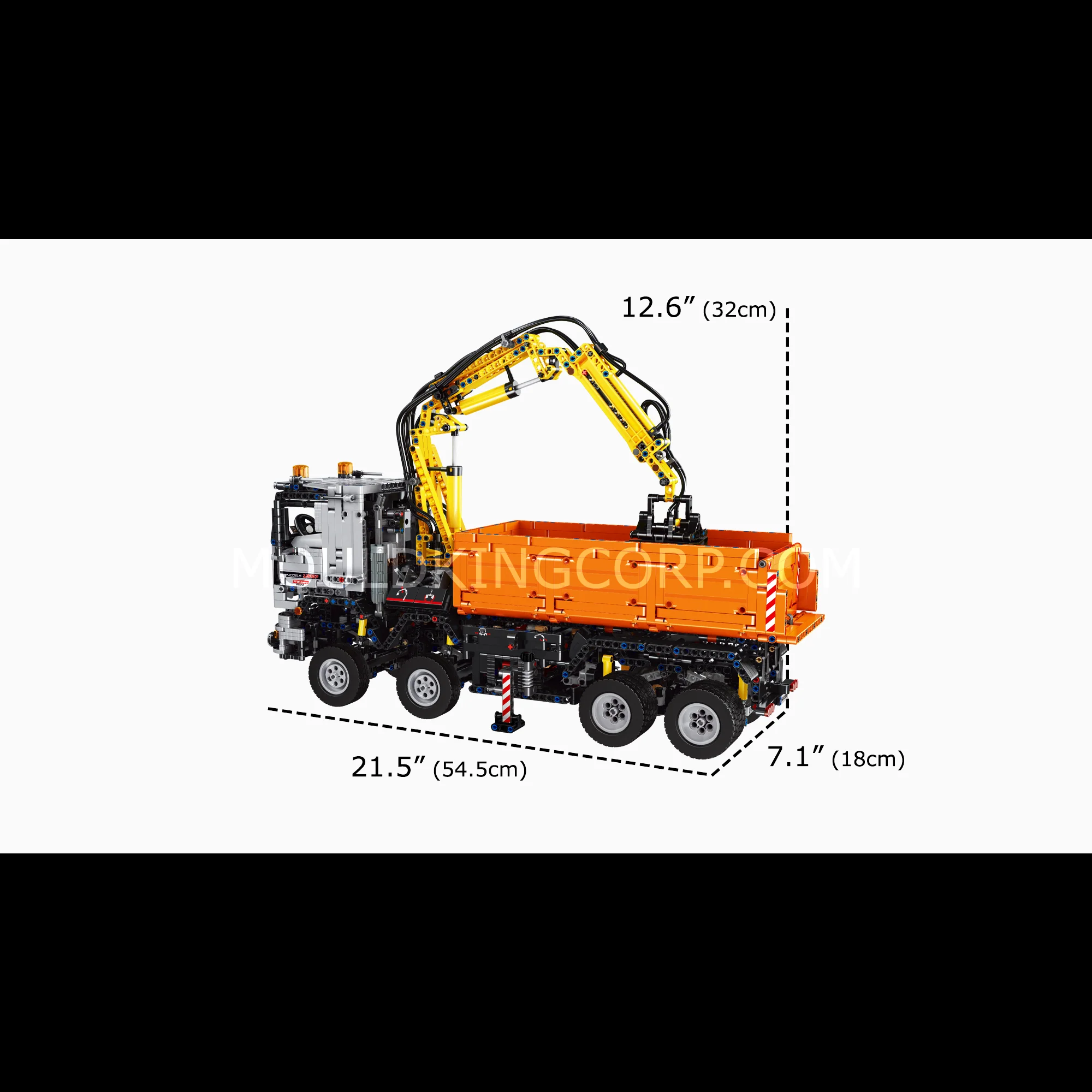 Mould King 19007 2-in-1 RC Excavator & Dump Truck Building Set | 2,970 PCS - Image 6