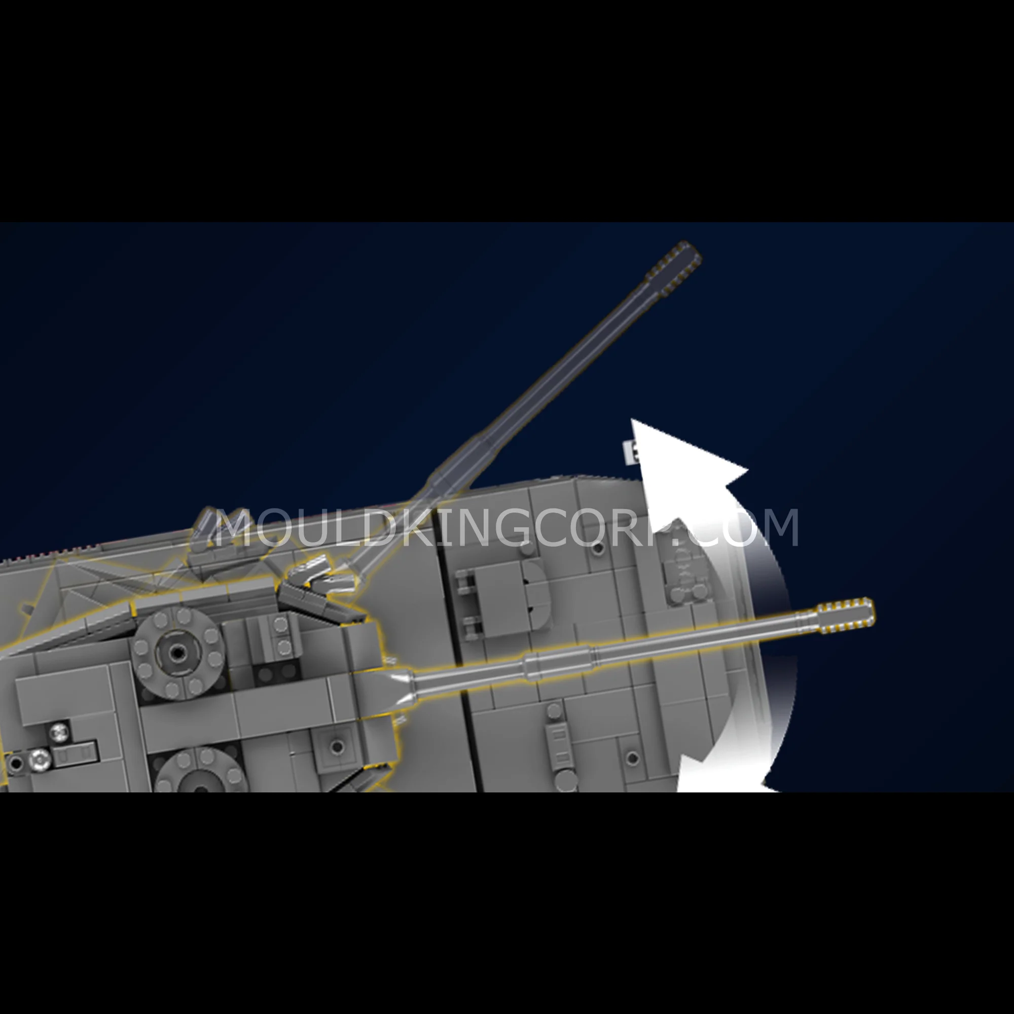 Mould King 20023 ZTL-11 Wheeled Assault Vehicle Building Set | 1,293 Pcs - Image 3