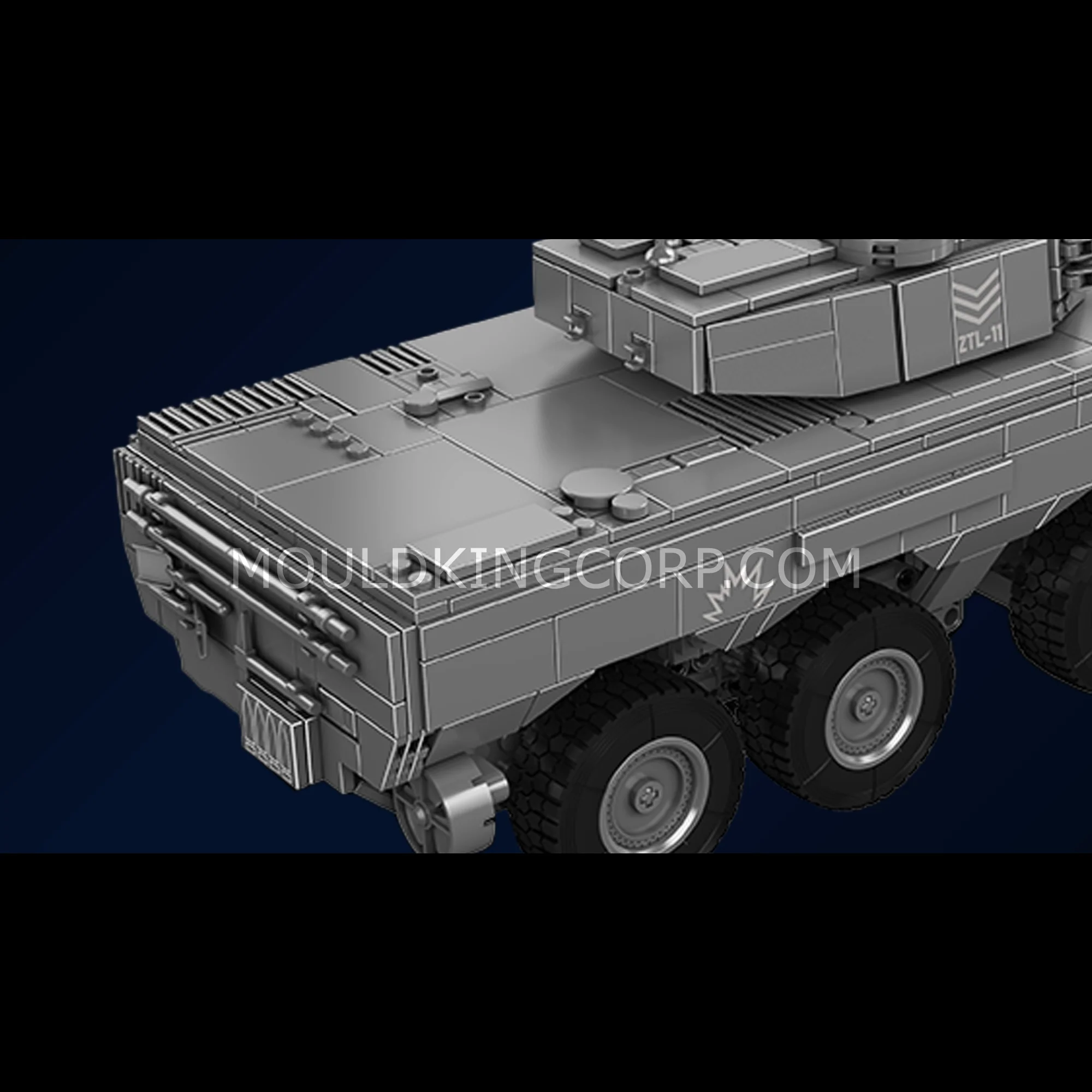 Mould King 20023 ZTL-11 Wheeled Assault Vehicle Building Set | 1,293 Pcs - Image 4