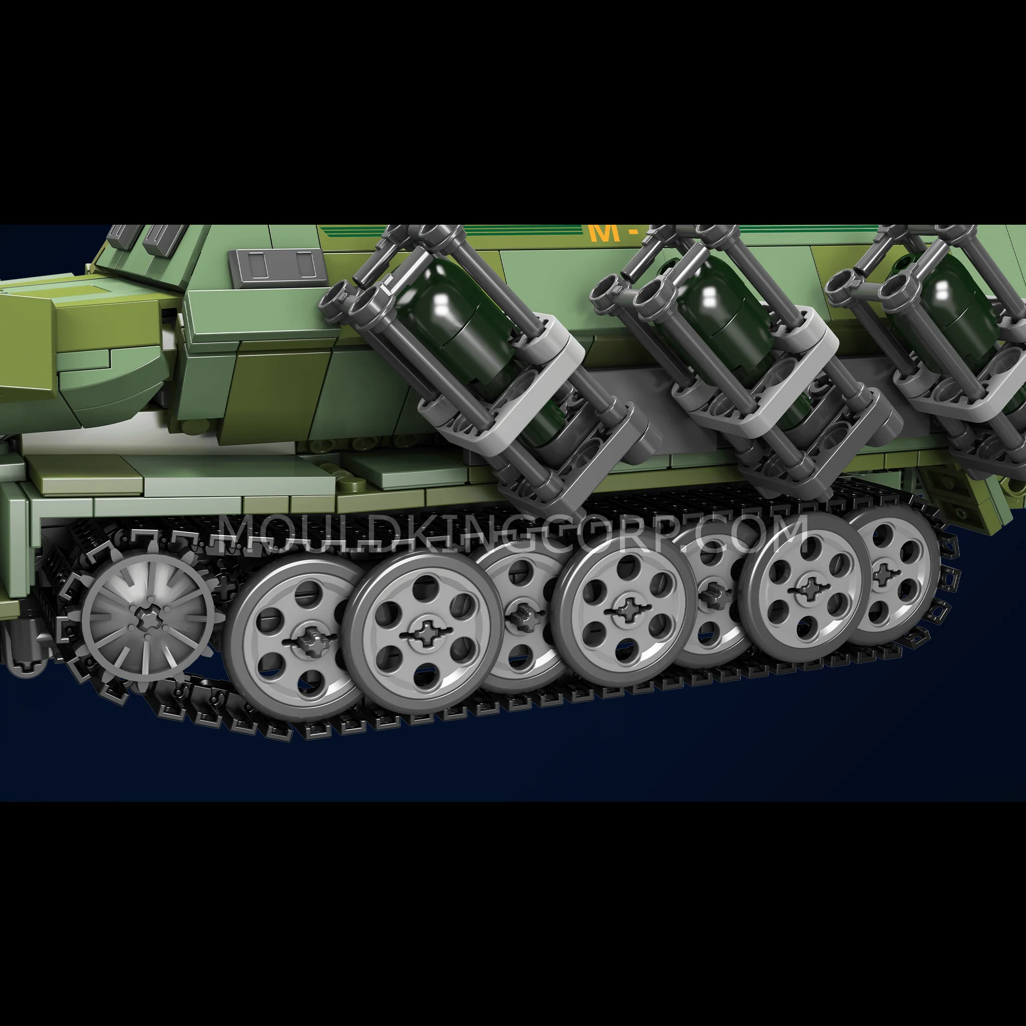 Mould King 20027 Sd.Kfz. 251 Half-track Building Set | 1,298 Pcs - Image 4