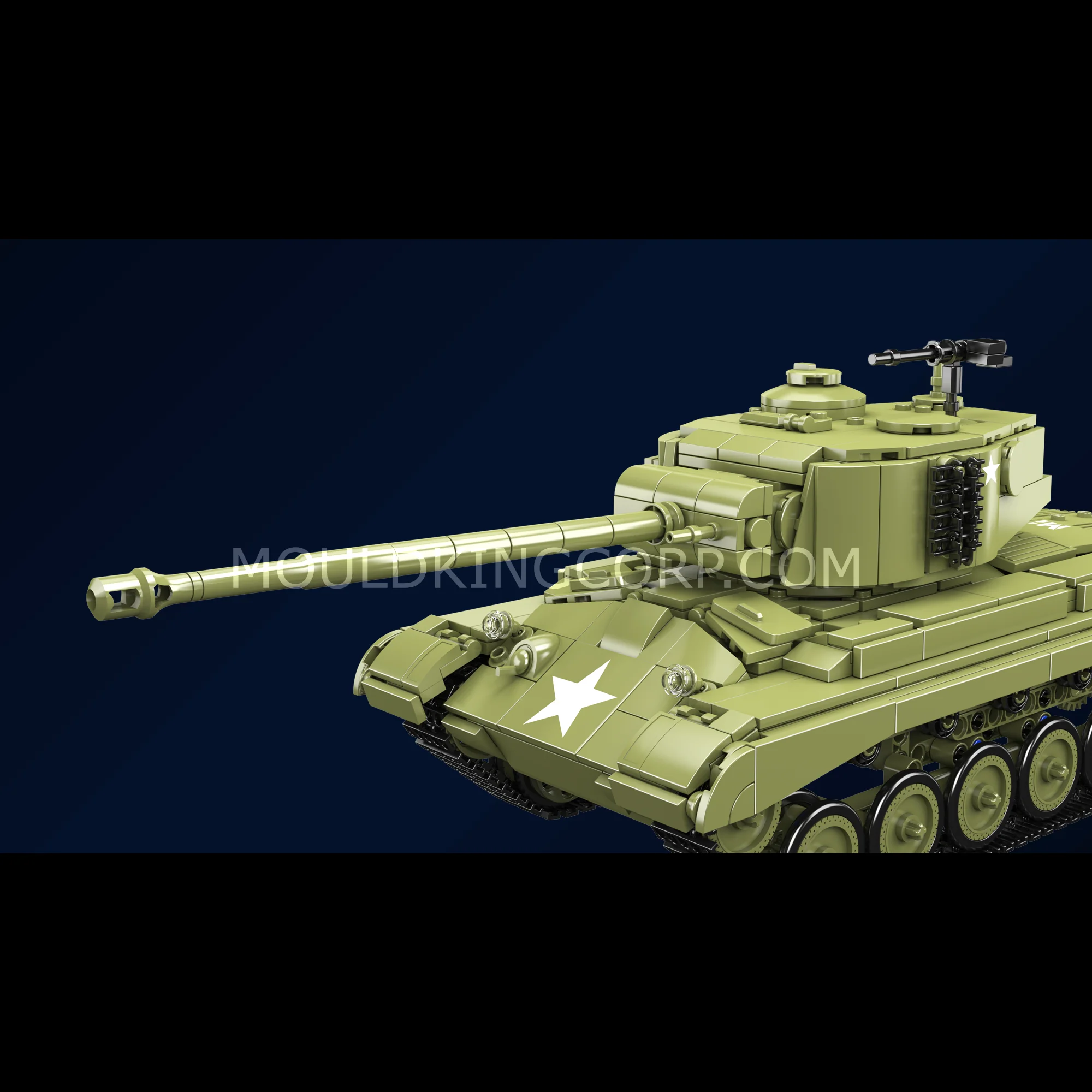 Mould King 20035 M26 Heavy Tank Building Set | 1,054 Pcs - Image 2