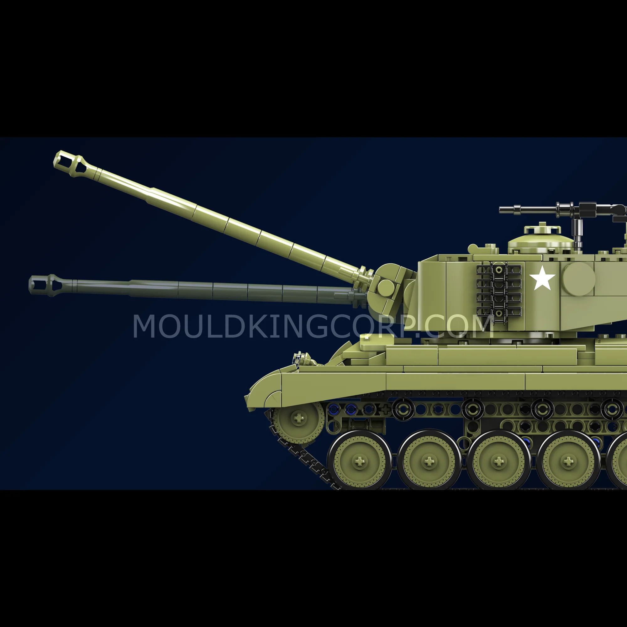 Mould King 20035 M26 Heavy Tank Building Set | 1,054 Pcs - Image 4