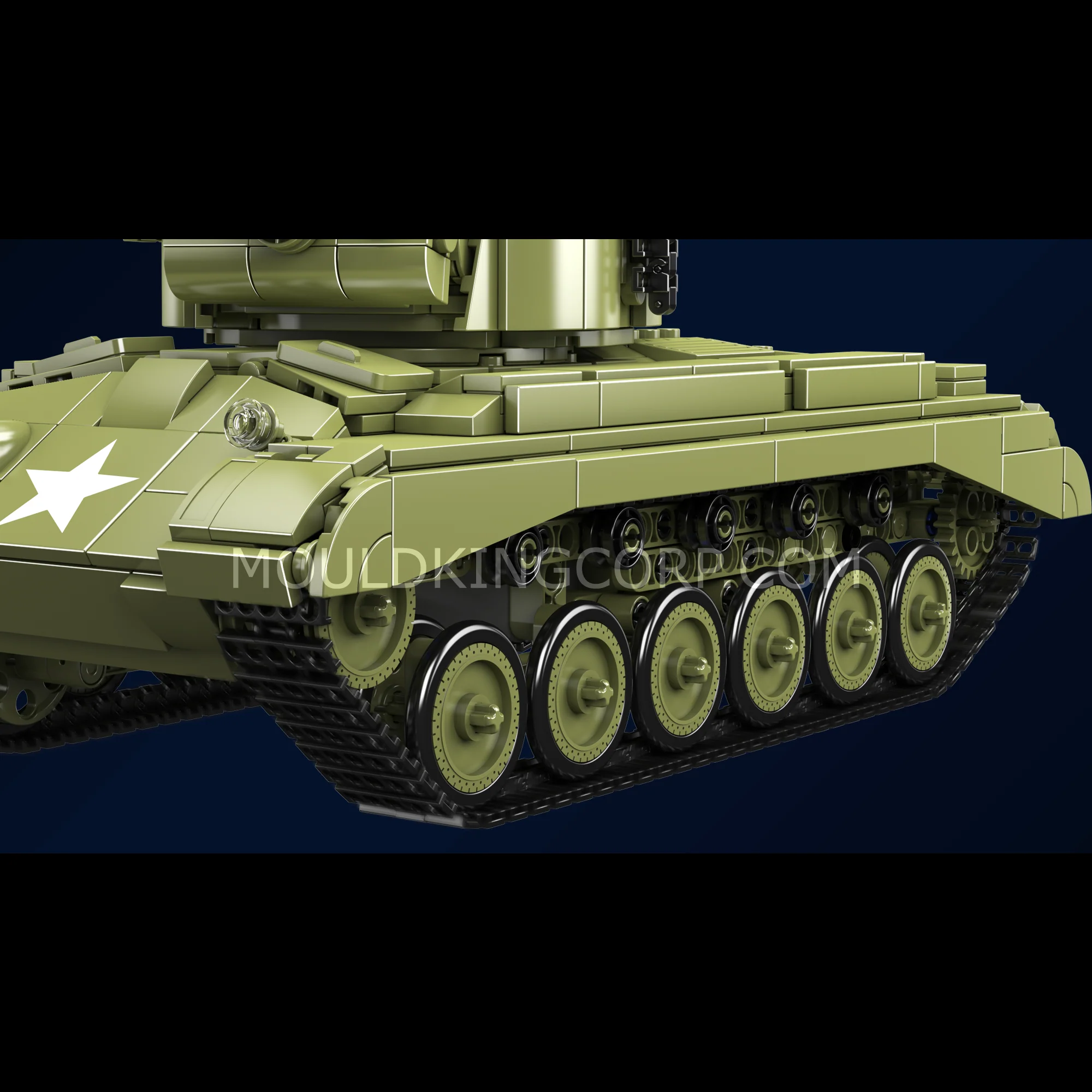 Mould King 20035 M26 Heavy Tank Building Set | 1,054 Pcs - Image 5
