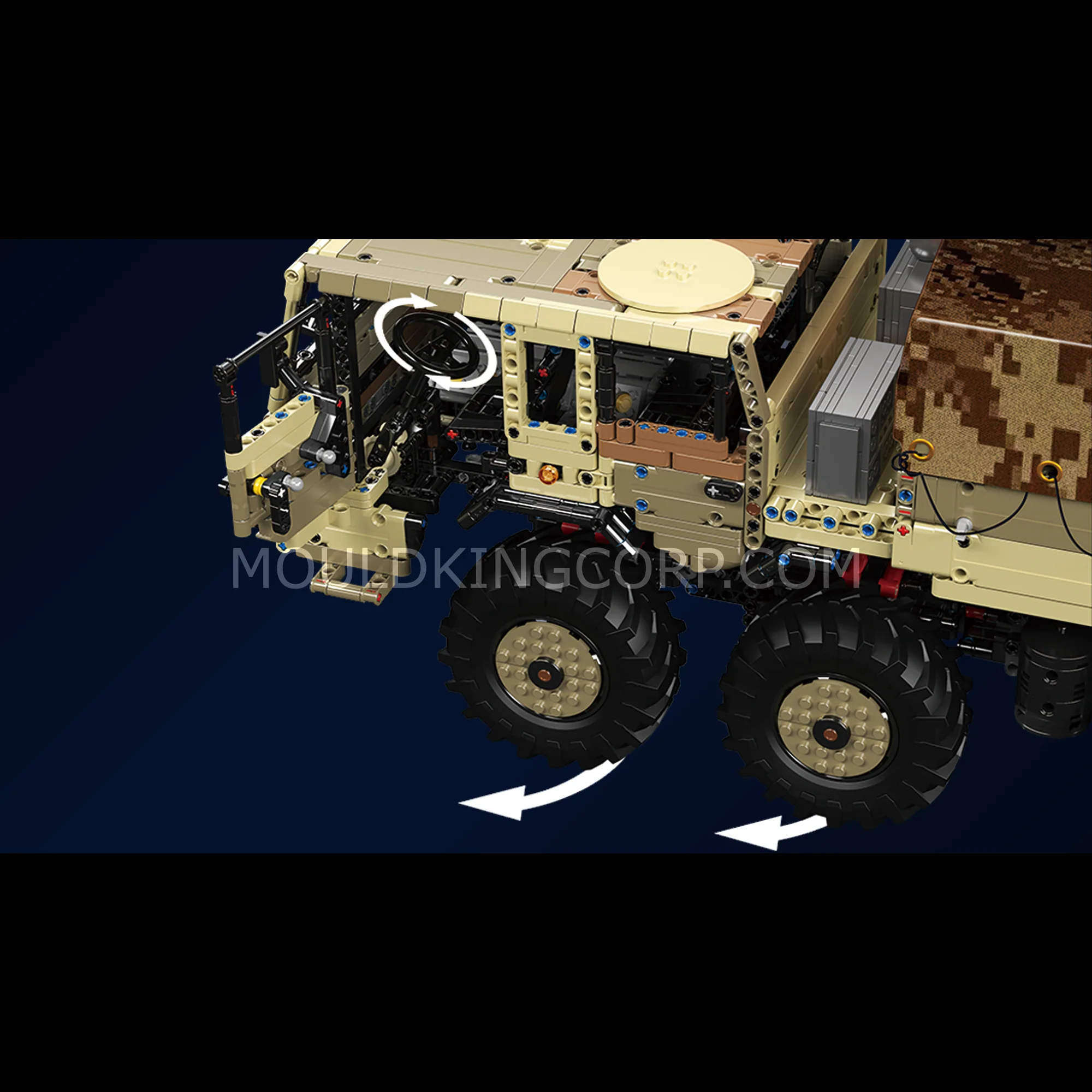 Mould King 20039/20040 Remote Control KOLOS 8X8 Truck Building Set | 4,733 Pcs - Image 10