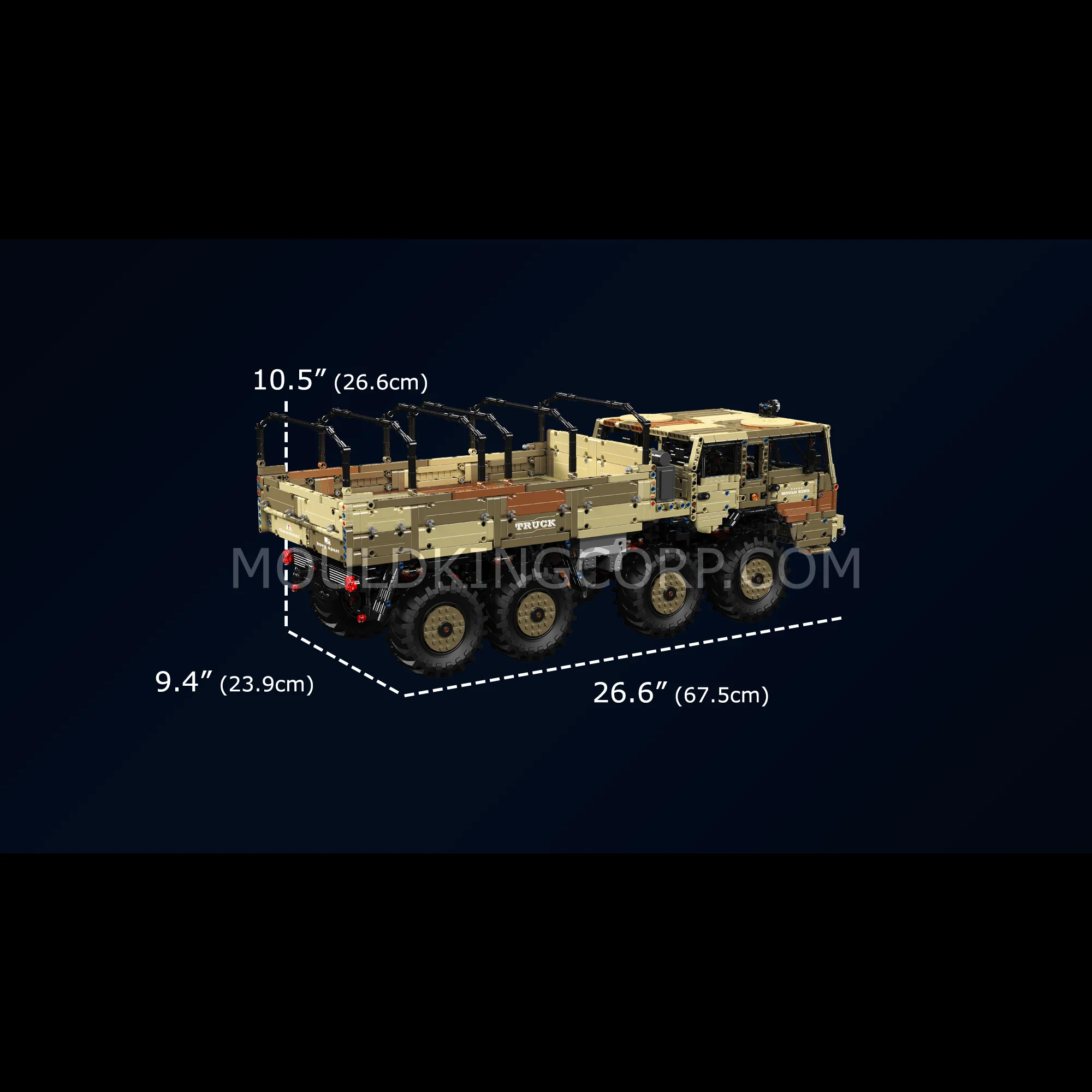 Mould King 20039/20040 Remote Control KOLOS 8X8 Truck Building Set | 4,733 Pcs - Image 12