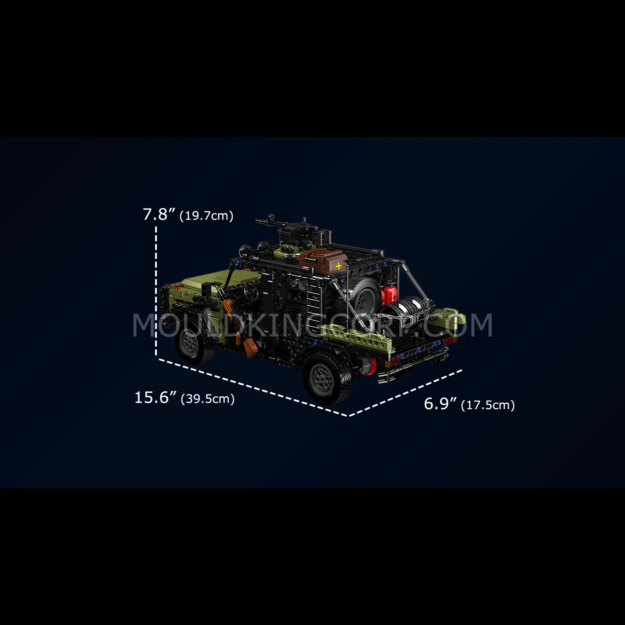 Mould King 20041 & 20042 Caracal Assault Vehicle Building Set | 1,577 Pcs - Image 11