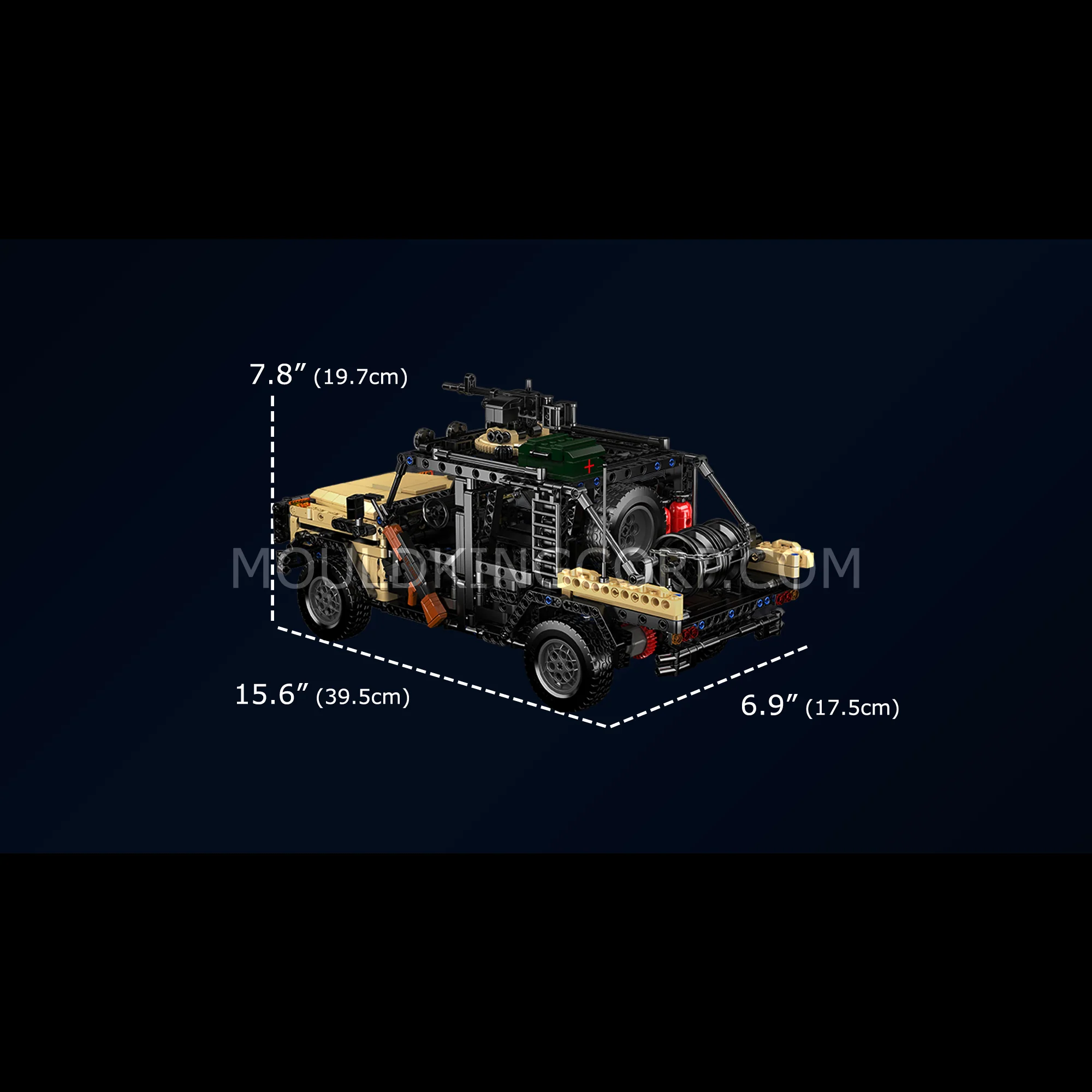 Mould King 20041 & 20042 Caracal Assault Vehicle Building Set | 1,577 Pcs - Image 6