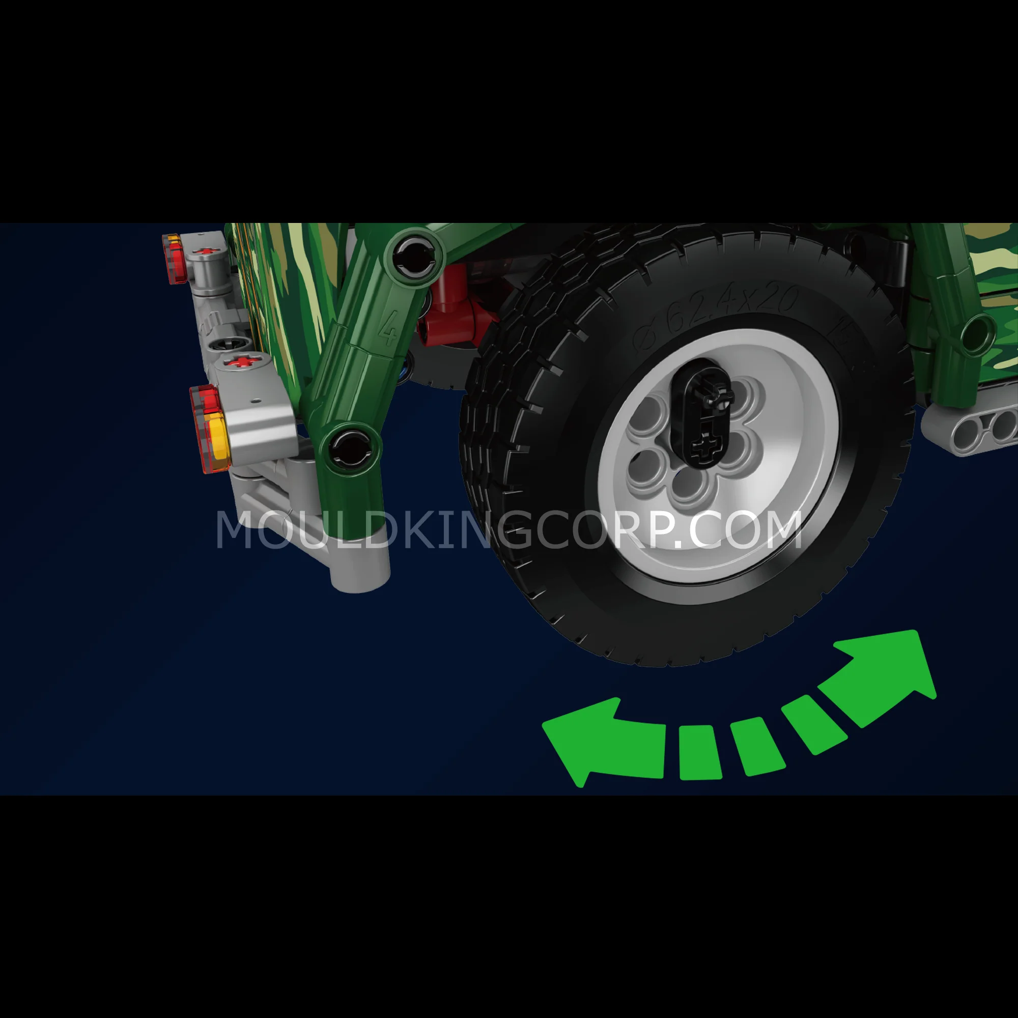 Mould King 20050 All-Terrain Forklift Building Set | 1,312 PCS - Image 5